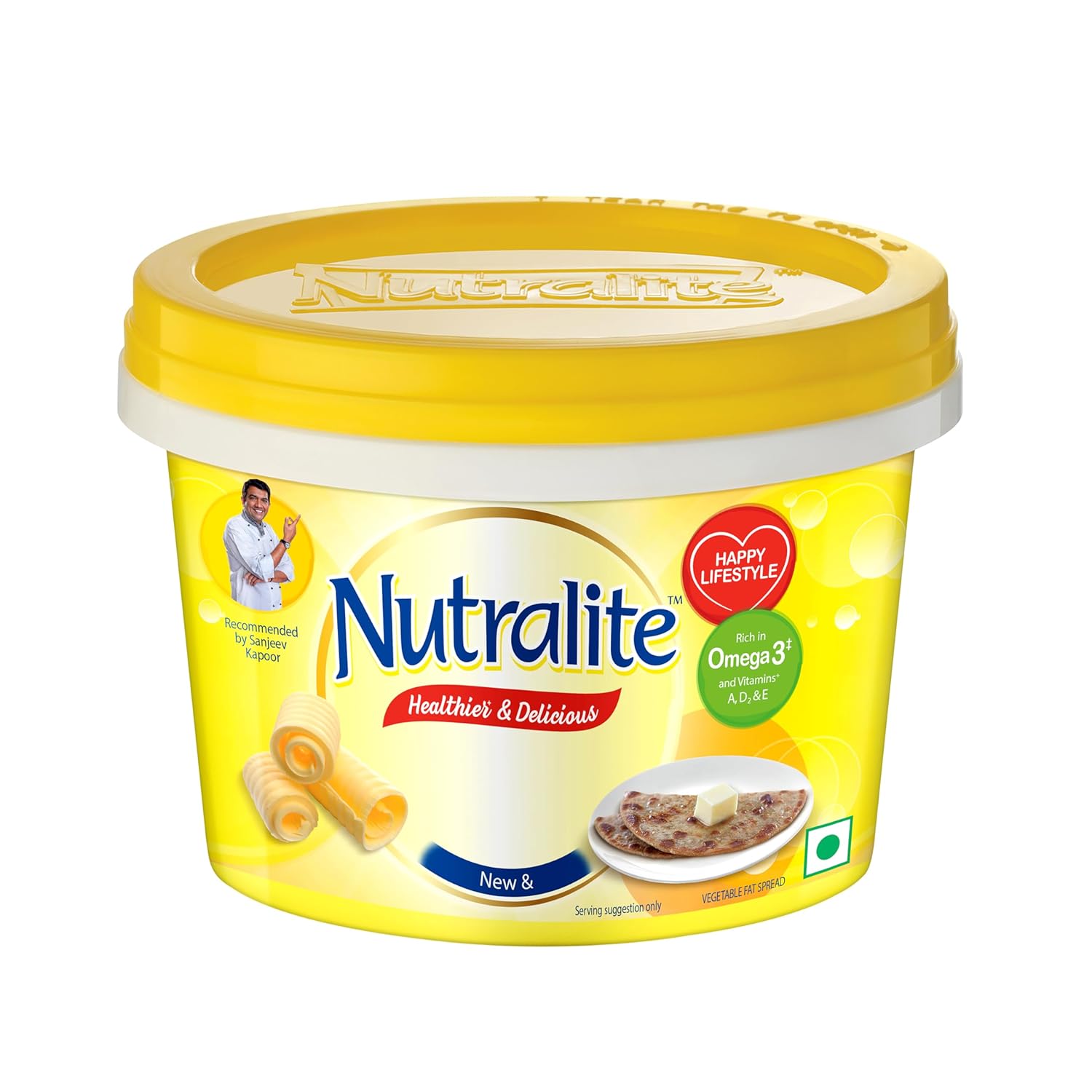 Nutralite Premium Fat Spread Tub (500g) Enriched with Vitamins and