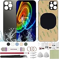Vista 59 de Funda trasera de repuesto compatible con iPhone 11 de 6.1 pulgadas + herramientas profesionales (negro)