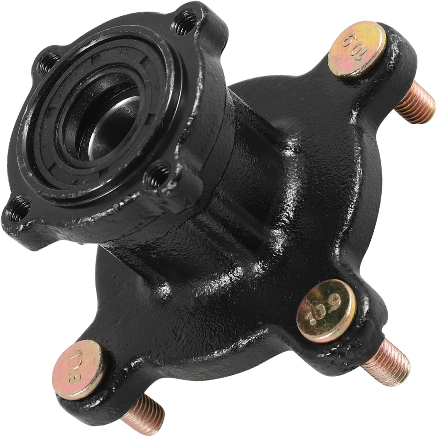 Front Wheel Hub Flange for ATV Go Kart 50-110CC 88MM Bolt Pattern 4-Hole 15MM Center Sturdy Replacement Part for Dune Buggies and Off-Road Vehicles