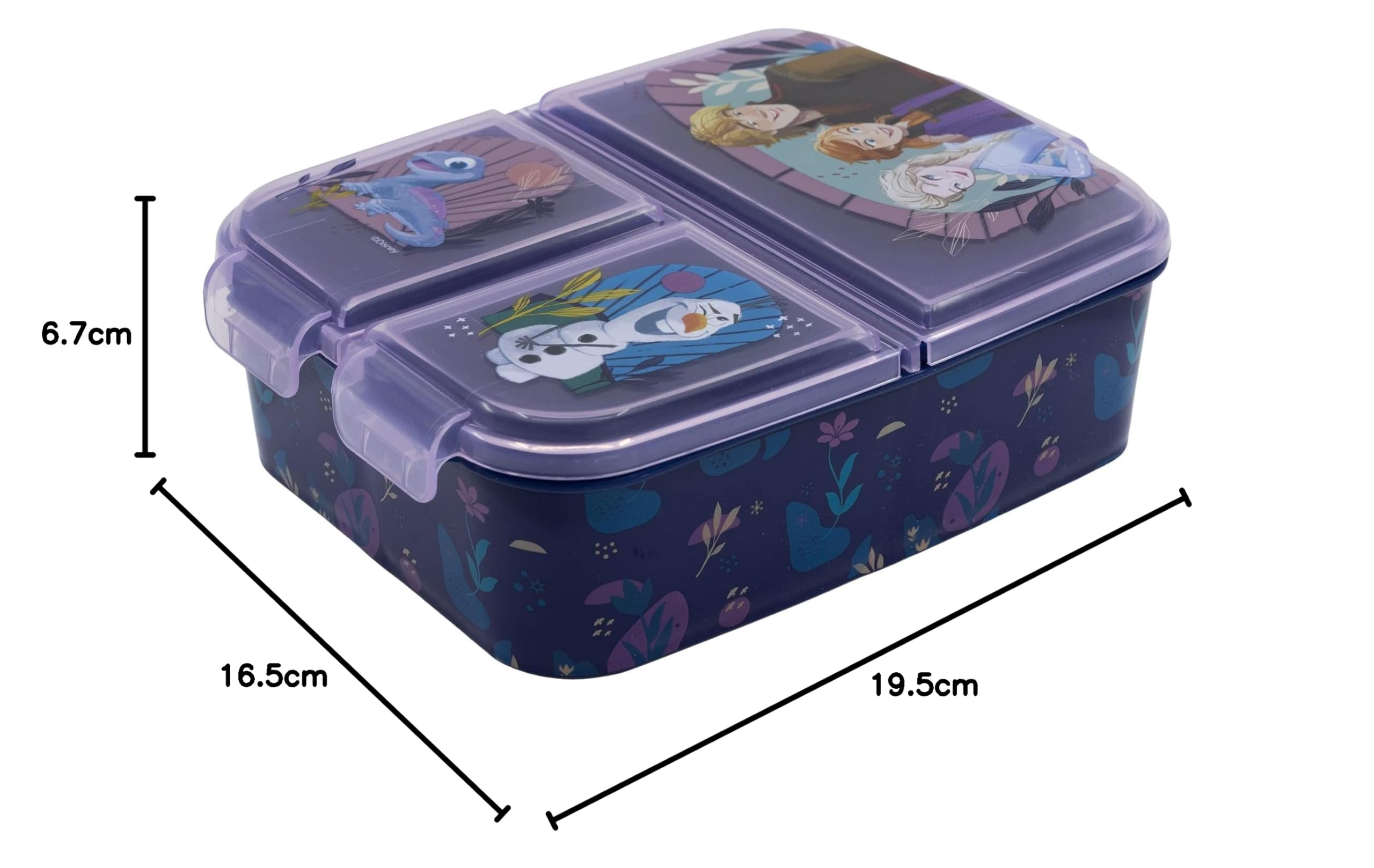 Image secondaire de Boîte à Lunch Multi-Compartiments Frozen pour Enfants