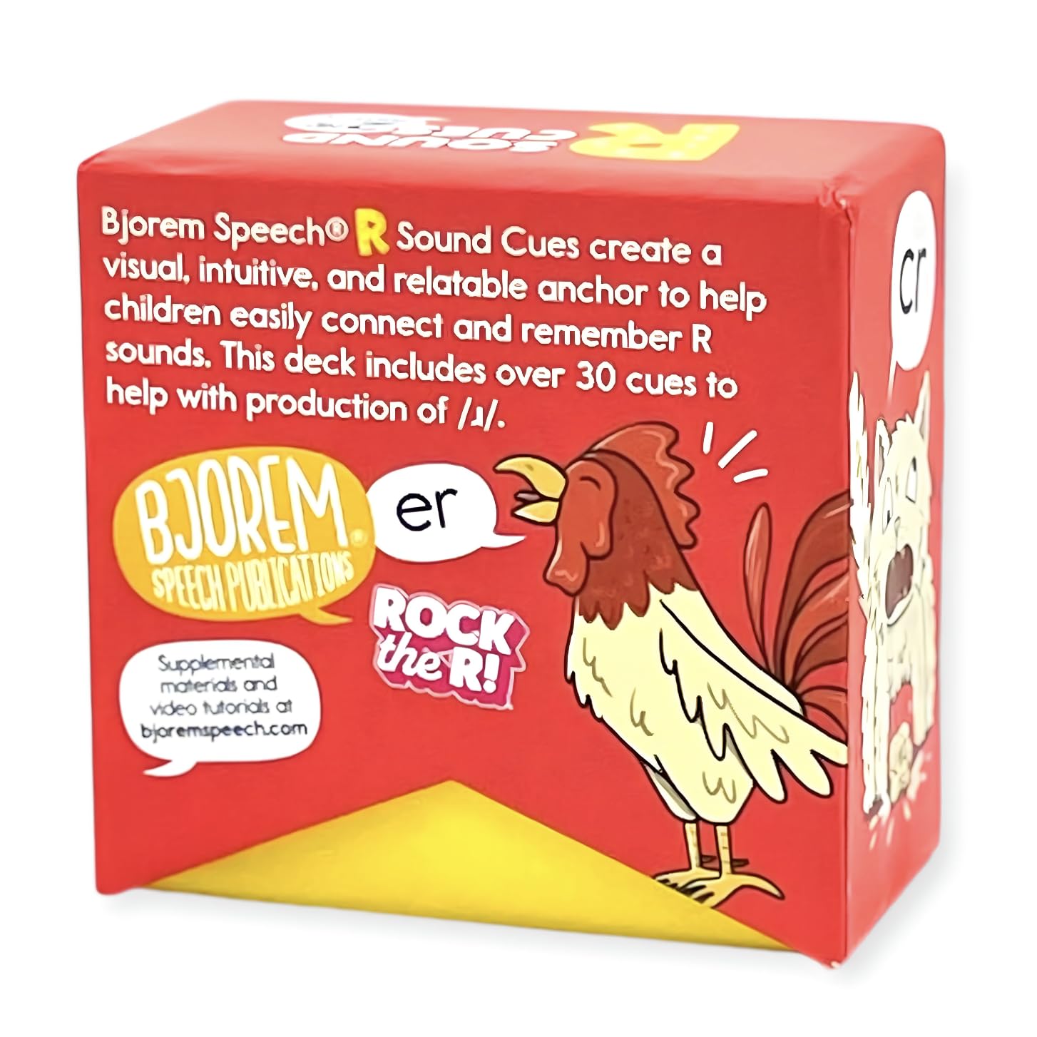 Bjorem Speech® R Sound Queues – Second Edition | //Sprachtherapie-Karten für Kinder | Visuelle & auditive Cueing für R-Sound-Behebung und Verallgemeinerung