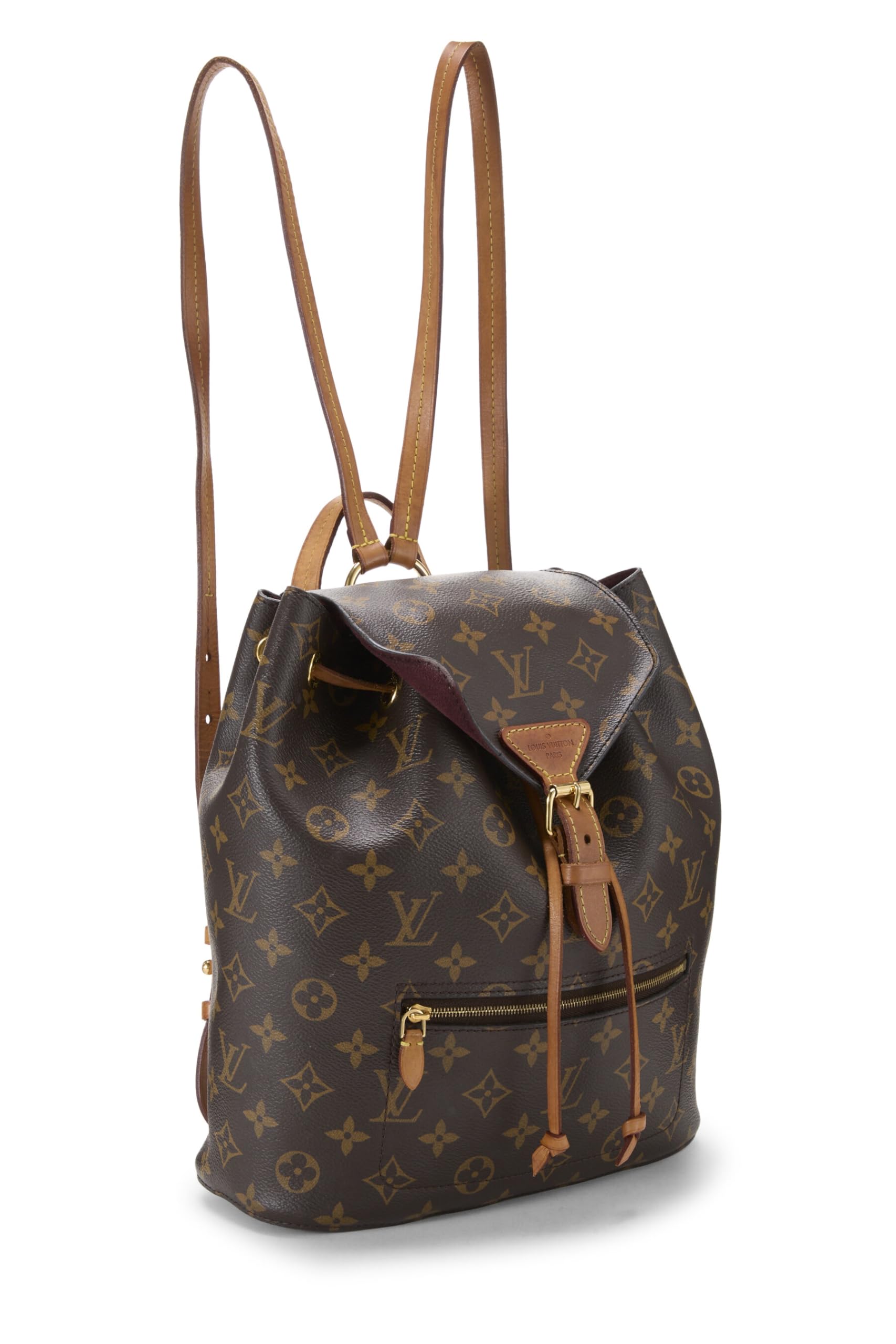 Louis Vuitton, Pre-Loved Monogram Canvas Montsouris MM NM, Brown