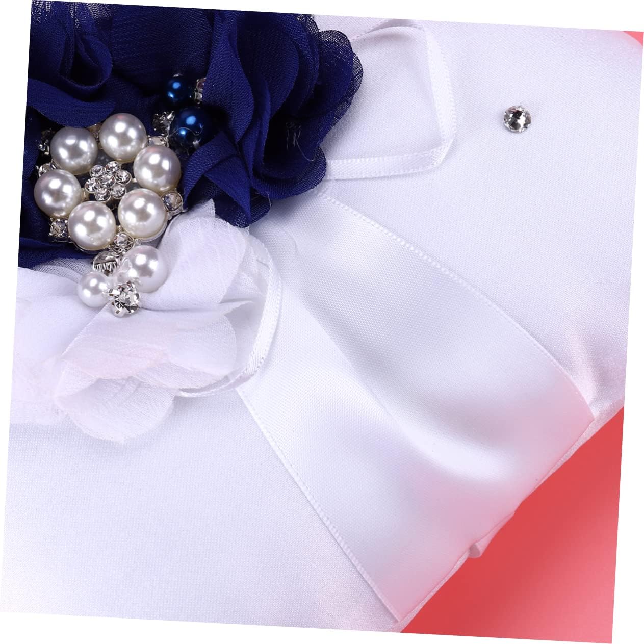 PRETYZOOM 4pcs Wedding Ring Pillow Flower Basket Set 20x20cm Pillow Notebook Pen Holder Flower Girl Basket Elegant for Wedding