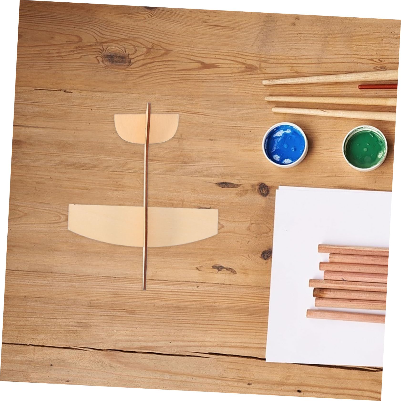 KOMBIUDA Avión De Bricolaje De Madera 24 Piezas Mini Aviones De Madera Sin Terminar Para Pintar Y Graffiti Manualidades Creativas Para Niños Hogar Y Aula