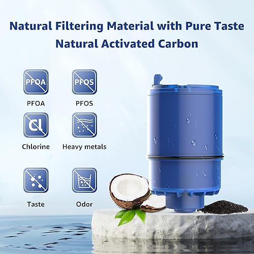 Miniatura 3 de Overbest Filtro de agua certificado NSF, repuesto para filtro de agua Pur Faucet Pur, modelo de grifo PurPLUS FM-2500V, FM-3700, PFM150W, PFM350V,