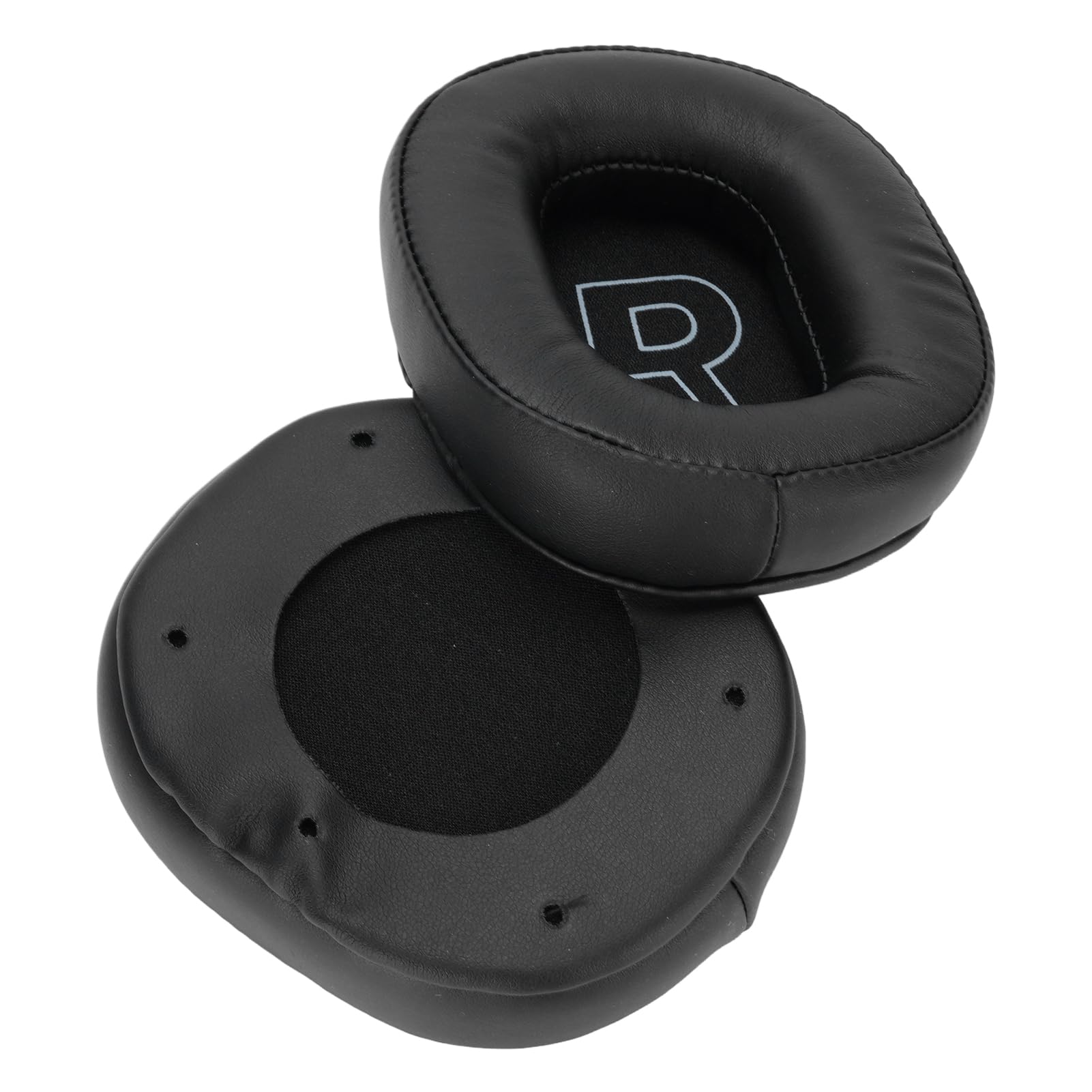 Ejoyous Cuscinetti Auricolari di Ricambio, Cuscinetti Auricolari in Memory Foam in Pelle Proteica, 2 Paia di Morbidi Spessi e Isolanti Acustici per Cuffie da Gioco HECATE (BLACK)