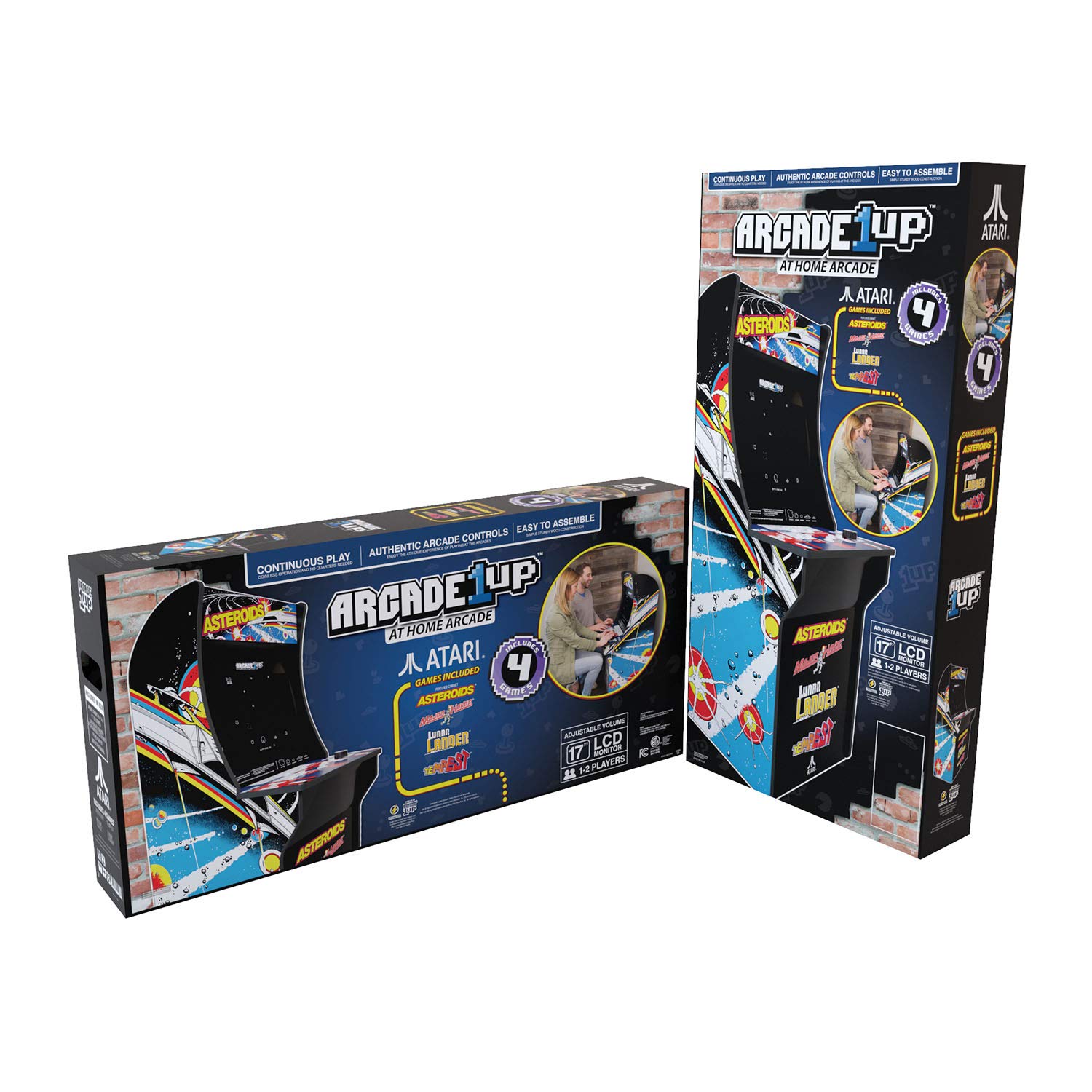 ARCADE1UP Atari Asteroids Arcade Machine - 4 Games in 1 (Asteroids