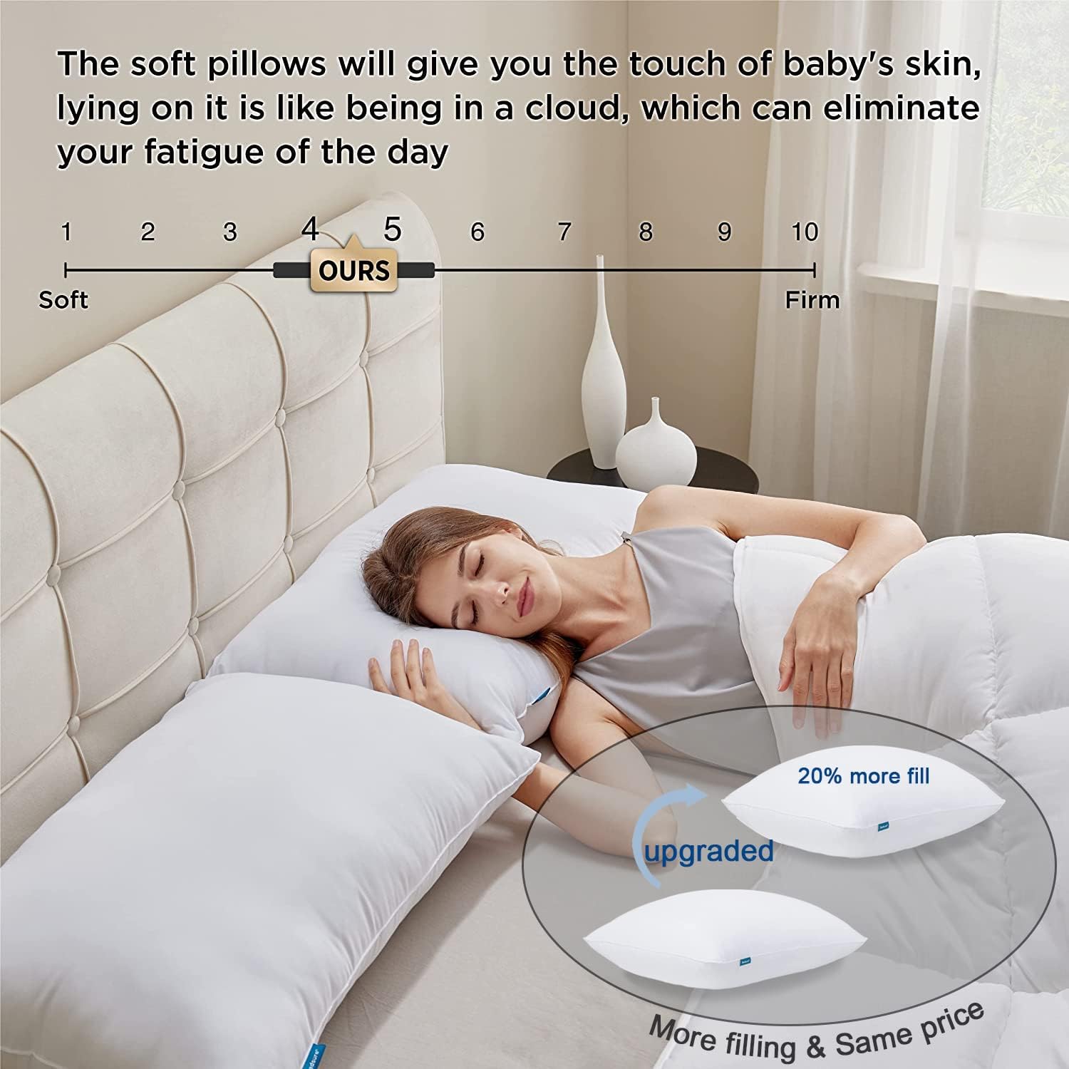 Bedsure Get Free 2pcs Pillows When You purches 1 Comforter