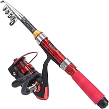 Conjunto de vara de pesca telescópica, kit de vara de pesca telescópica de 1,5 m com roda HG3000 / bolsa de armazenamento de 100 linhas Ferramentas de pesca Vara de pesca telescópica e molinete de pesca, conjunto completo roda HG3000 / 100 linhas/stor