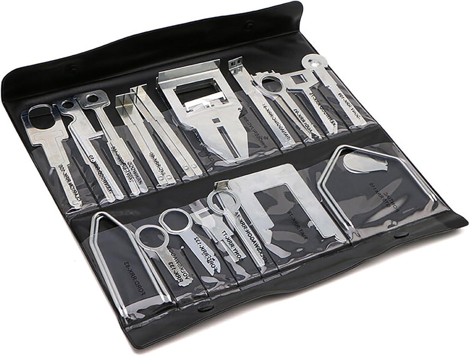 Car Repairing Car Radio Removal Key Repair Tool for Sony Radio for Clarion Radio for Kenwood Radios, 38Pcs