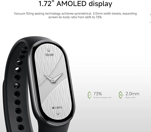 Miniatura 3 de XIAOMI Mi Smart Watch Band 10, 5ATM, impermeable, rastreador de pasos de fitness, reloj inteligente digital, correa de salud para hombres y mujeres,