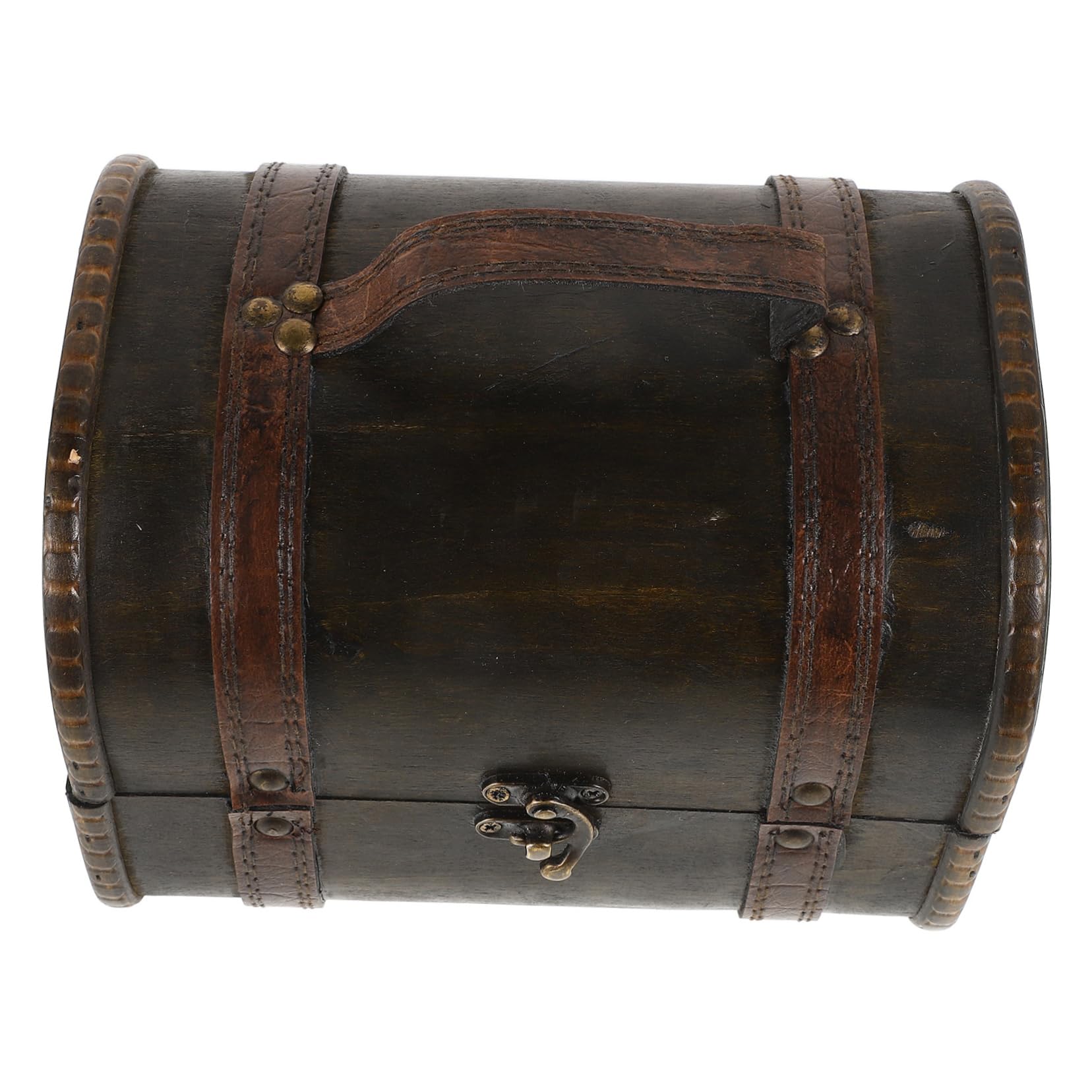 TOVINANNA Retro Wooden Keepsake Box Small Treasure Chest for Jewelry Decorative Storage Organizer Vintage Jewelry Container