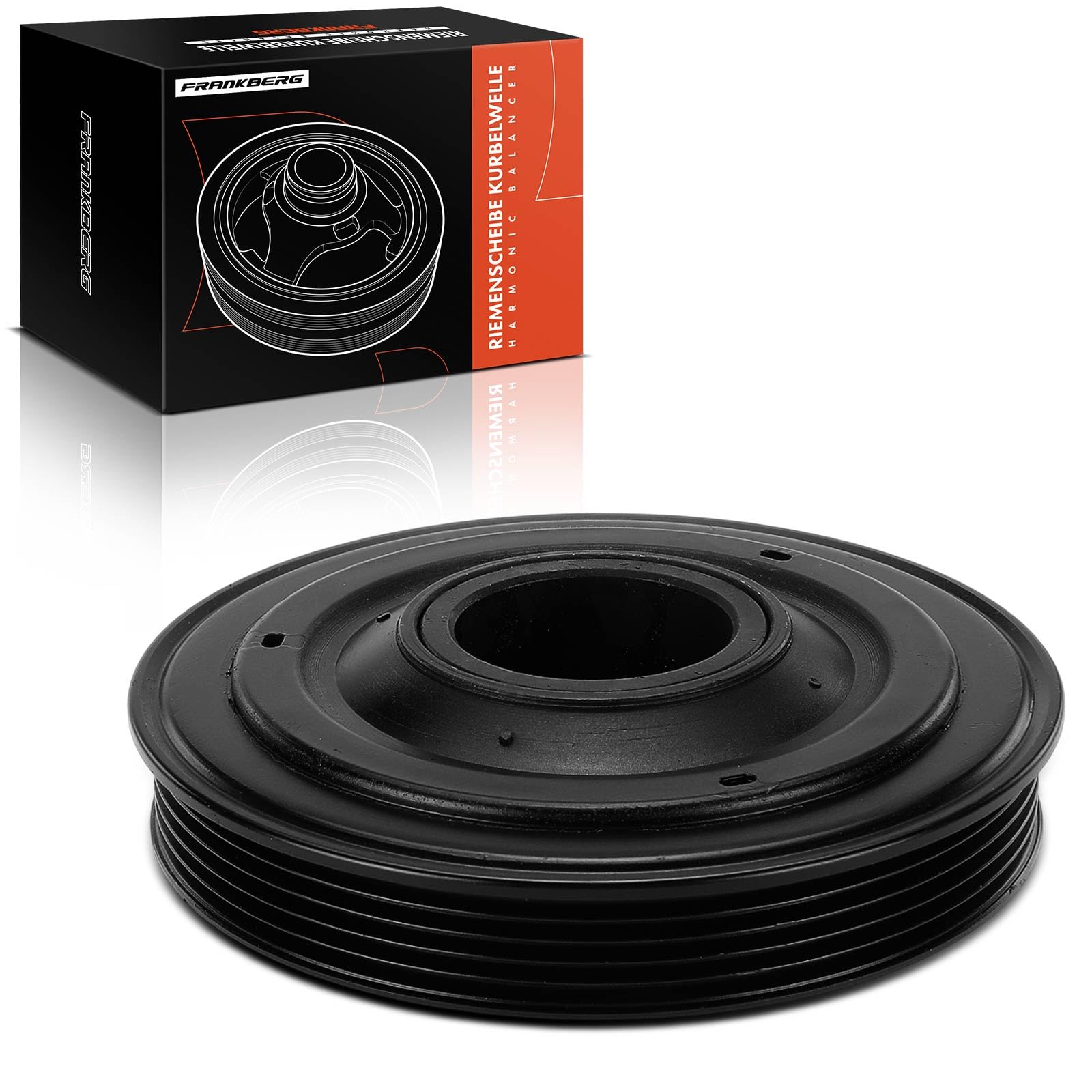 Frankberg Puleggia dell'albero motore 231242A804 | Compatibile con: i30 GD, Optima Sportswagon JF, iX20 JC, iX35 EL ELH LM, Pro Cee'D JD, Optima JF, i40 CW VF