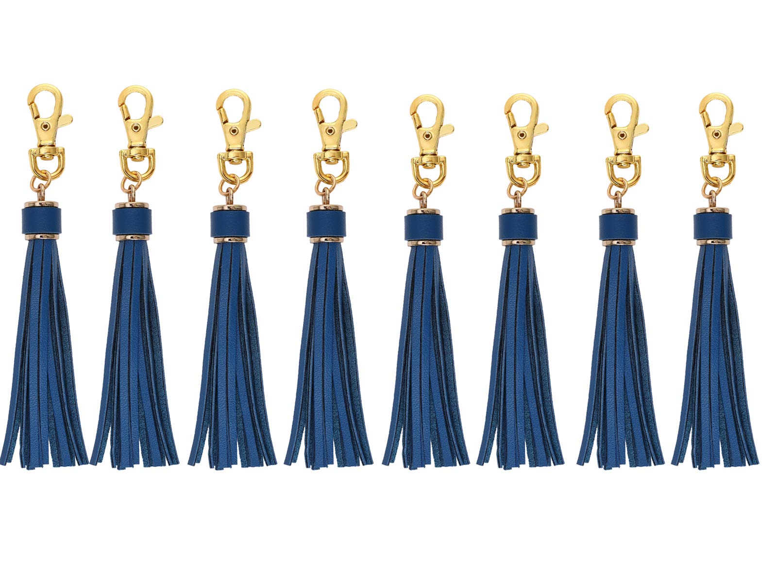 5.9 '' 8 pz PU Nappa In Pelle Con Aragosta Girevole, Portachiavi Per Borsa Telefono Auto Chiave Gioielli FAI DA TE GD189 e Lega, colore: Marina Militare, cod. GD15KC189