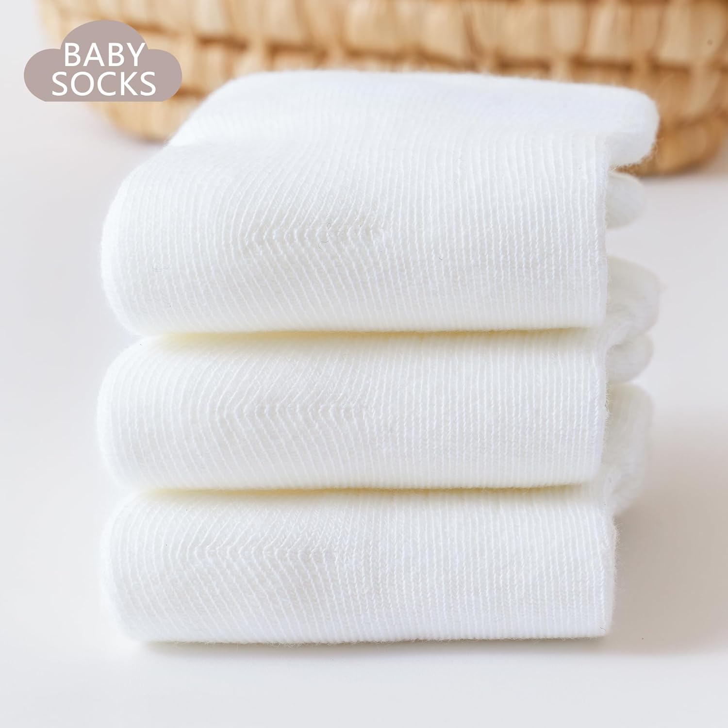 Baby Girls/Boys Socks Soft Cotton Infant Sock Set Newborn Dress Socks 5 Pairs Comfortable Sock for Toddler - Image 6