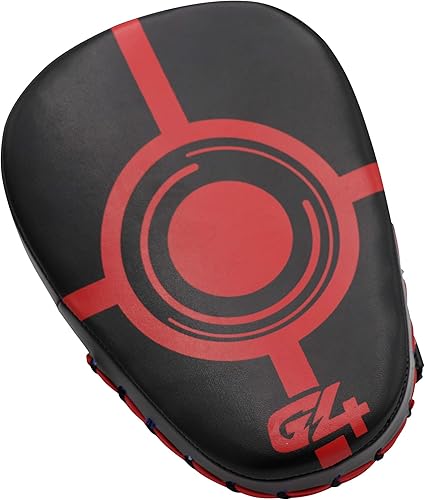 Miniatura 5 de Almohadillas de enfoque curvadas Mitones Gancho y Jab Pads Almohadillas de cuero PU para entrenamiento en boxeo MMA Kickboxing Artes Marciales Muay