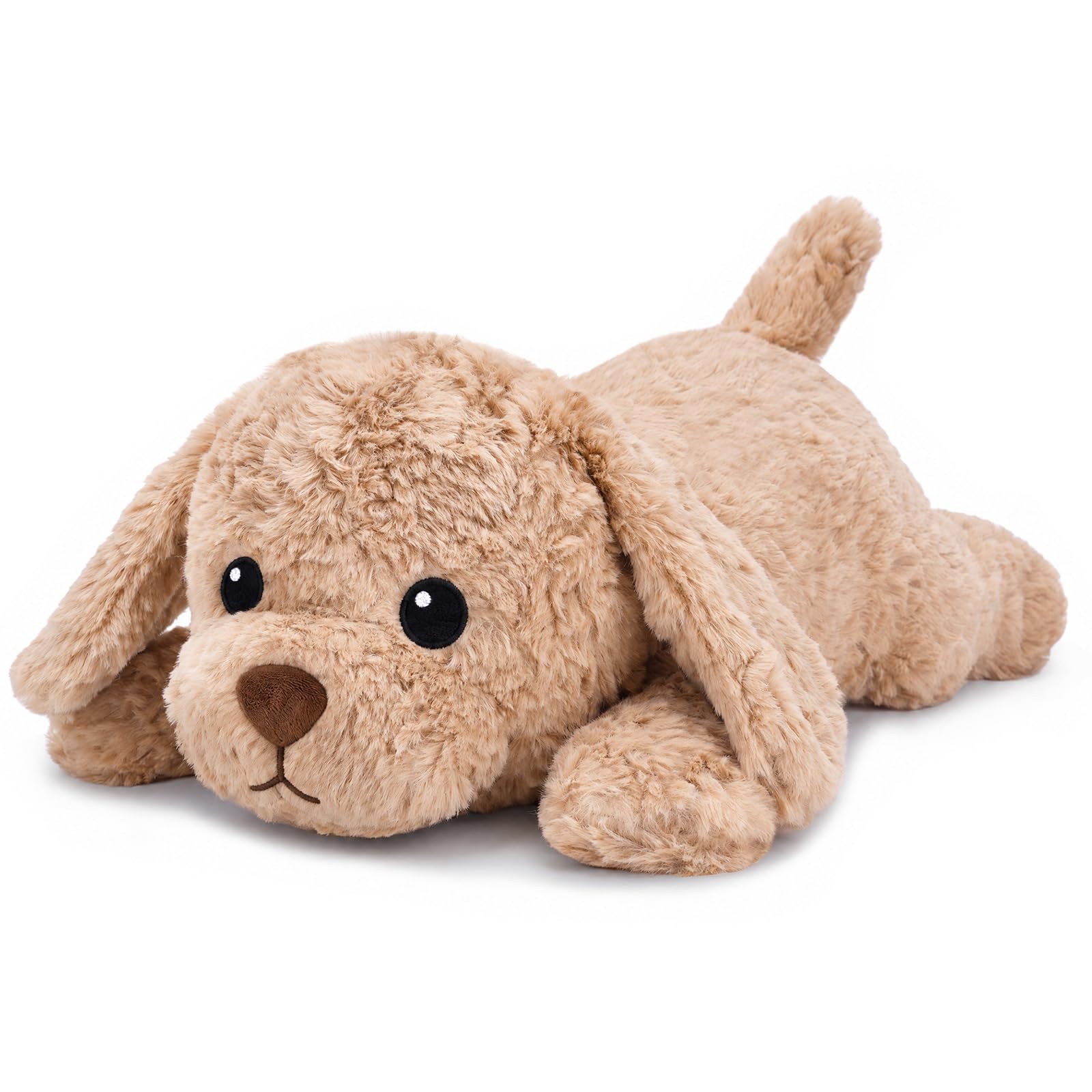 SQEQE Weighted Stuffed Animals Labrador Retriever, Weighted Labrador Plush, Large Labrador Dog Pillow Toy for Kids Adults, 23.6 Inch