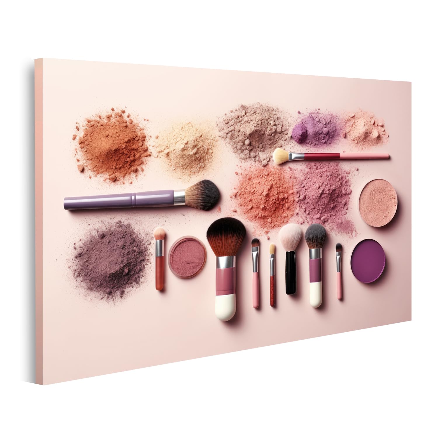 islandburner cuadro sobre lienzo belleza maquillaje set belleza maquillaje set vista superior imágenes murales póster
