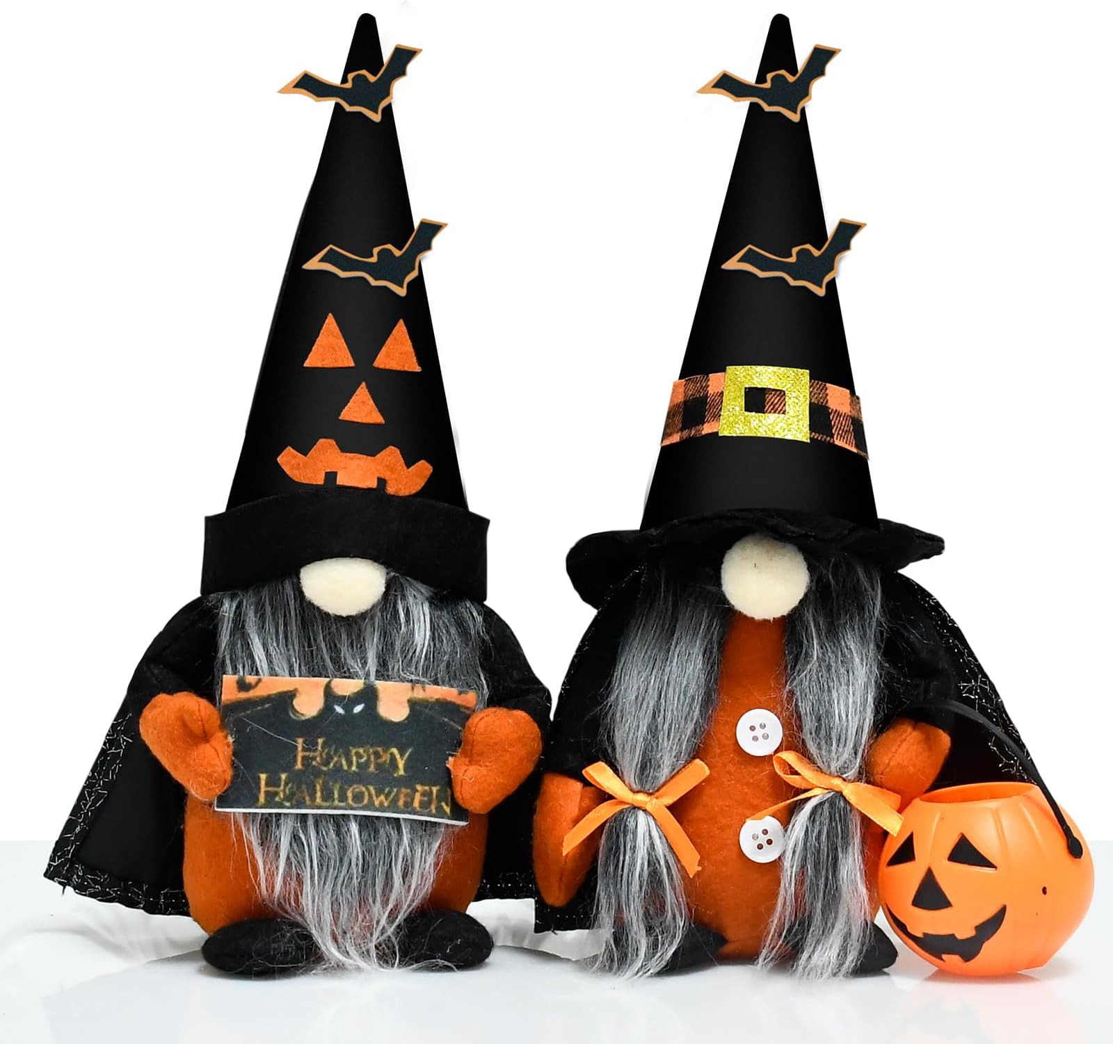 BOBBYQ Halloween Decoration 2pcs Rudolf Halloween Doll, Gifts, Ghost Festival Decoration Pumpkin Doll Indoor Family Gathering Decoration Gift