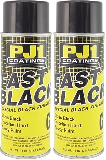 PJ1 16-GLS-2PK Gloss Black Epoxy Spray Paint, 22 oz, 2 Pack
