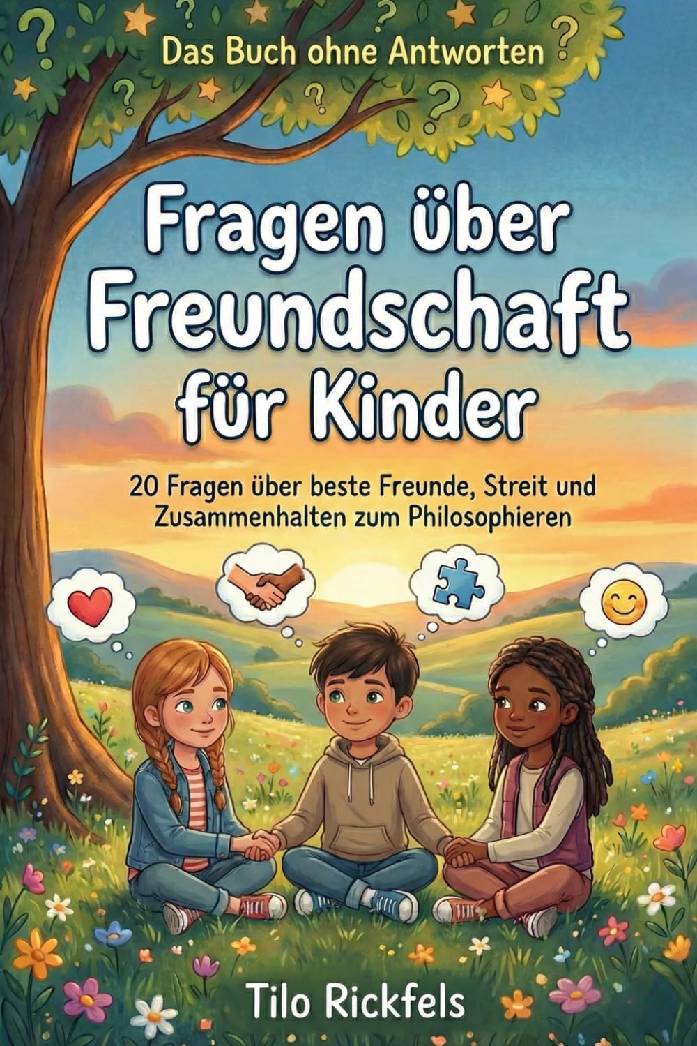 Das Buch ohne Antworten - Fragen über Freundschaft für Kinder: 20 Fragen über beste Freunde, Streit und Zusammenhalten zum Philosophieren (Das Buch ohne Antworten – Für Kinder)