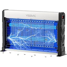 YISSVIC Electric Bug Zapper, 6W LED Indoor Insect Killer, 365nm, Wall Hanging or Table Use, 6.6ft Power Cord, for Home Office