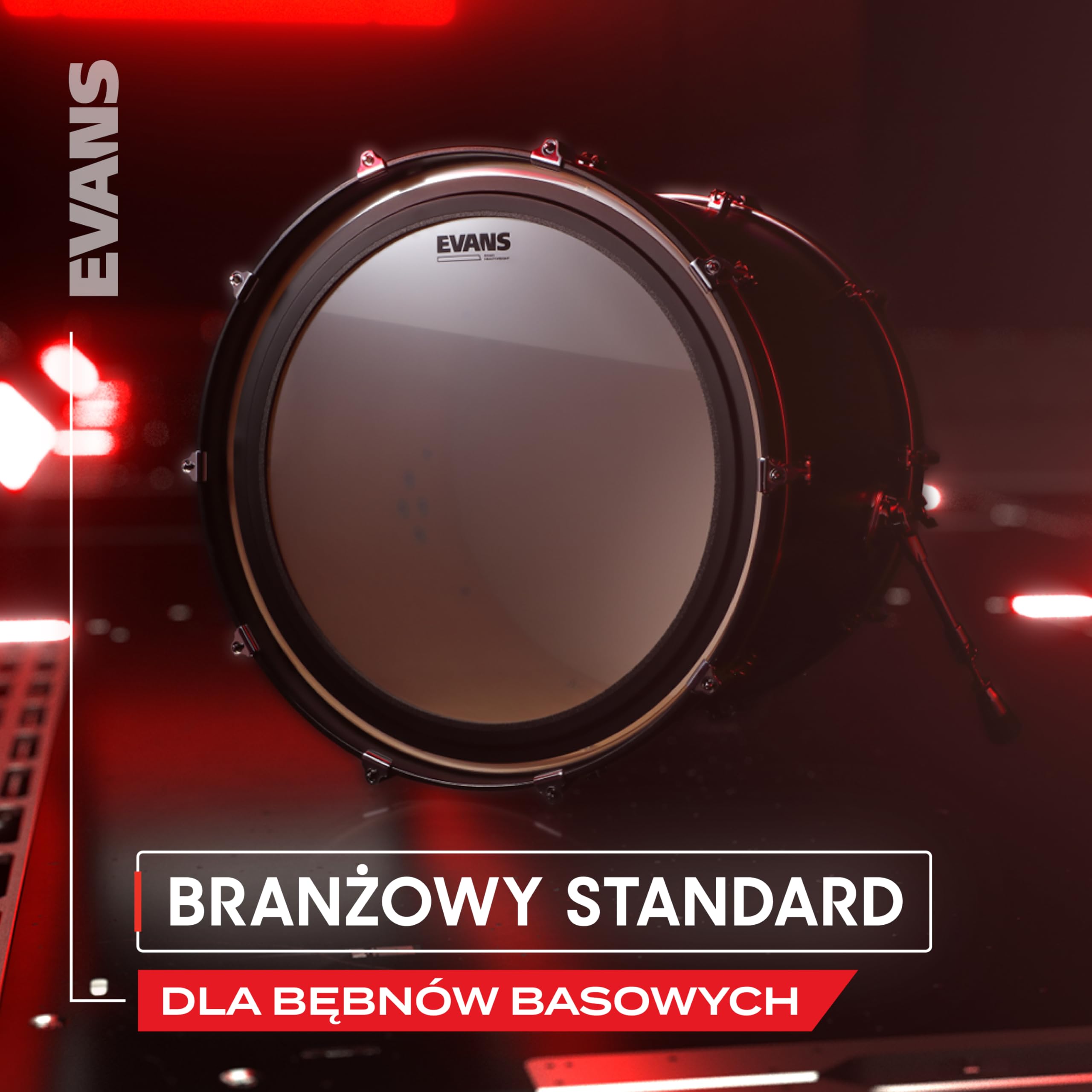 Evans EMAD2 Clear, 22", BD22EMAD2, Bass Drum Batter - Głowica bębna basowego