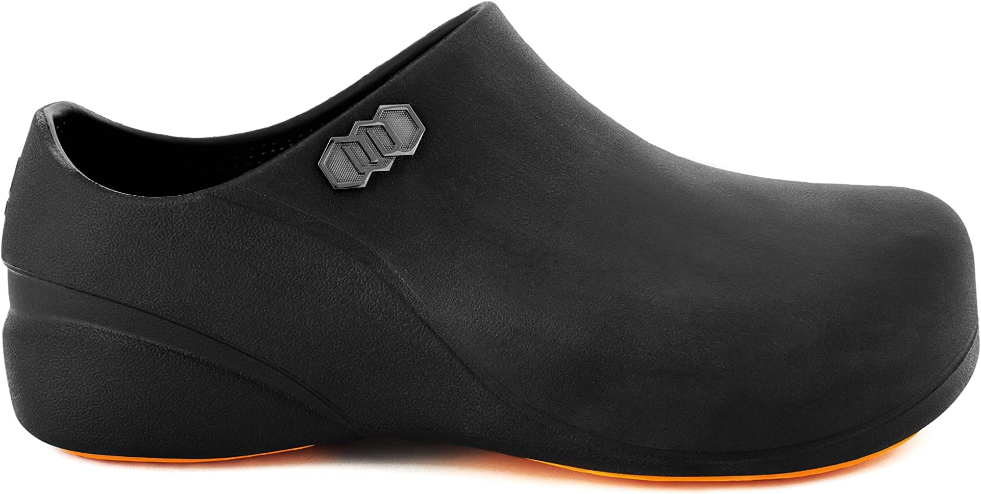 SticoMen's Slip Resistant Chef Clogs, Professional Non-Slip Work Shoes for Restaurant Hospital Nursing Garden [Black]