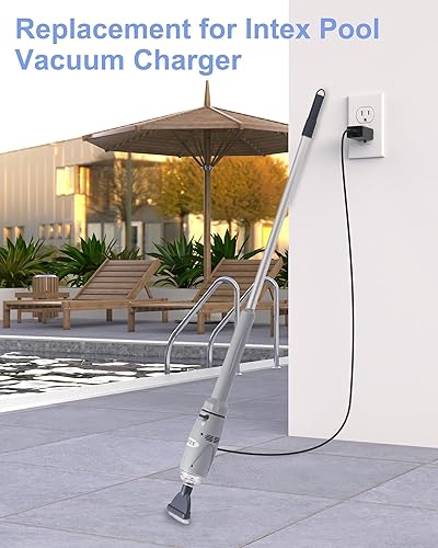 Miniatura 2 de Repuesto para cargador de aspiradora de piscina Intex compatible con Intex 28620 28620E 28620EP CL1704 12269 Cable de alimentación recargable de