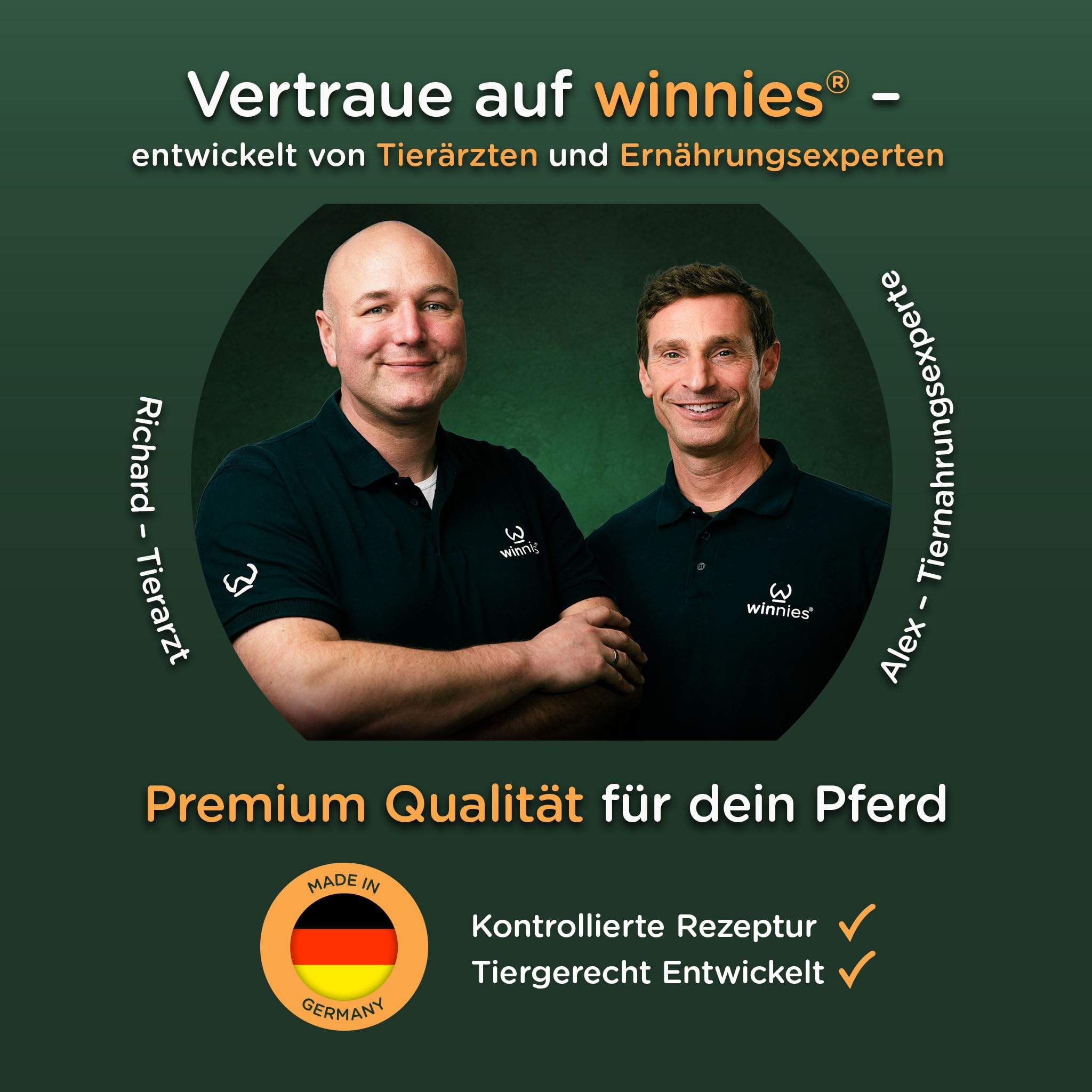 winnies® Kotwasser Stop Pellets-Plus für Pferde – Unterstützt Darmfunktion & Verdauung mit spezieller Kräutermischung, Bierhefe (Biolex® MB40) & Flohsamenschalen – getreidefrei – 1,5 kg