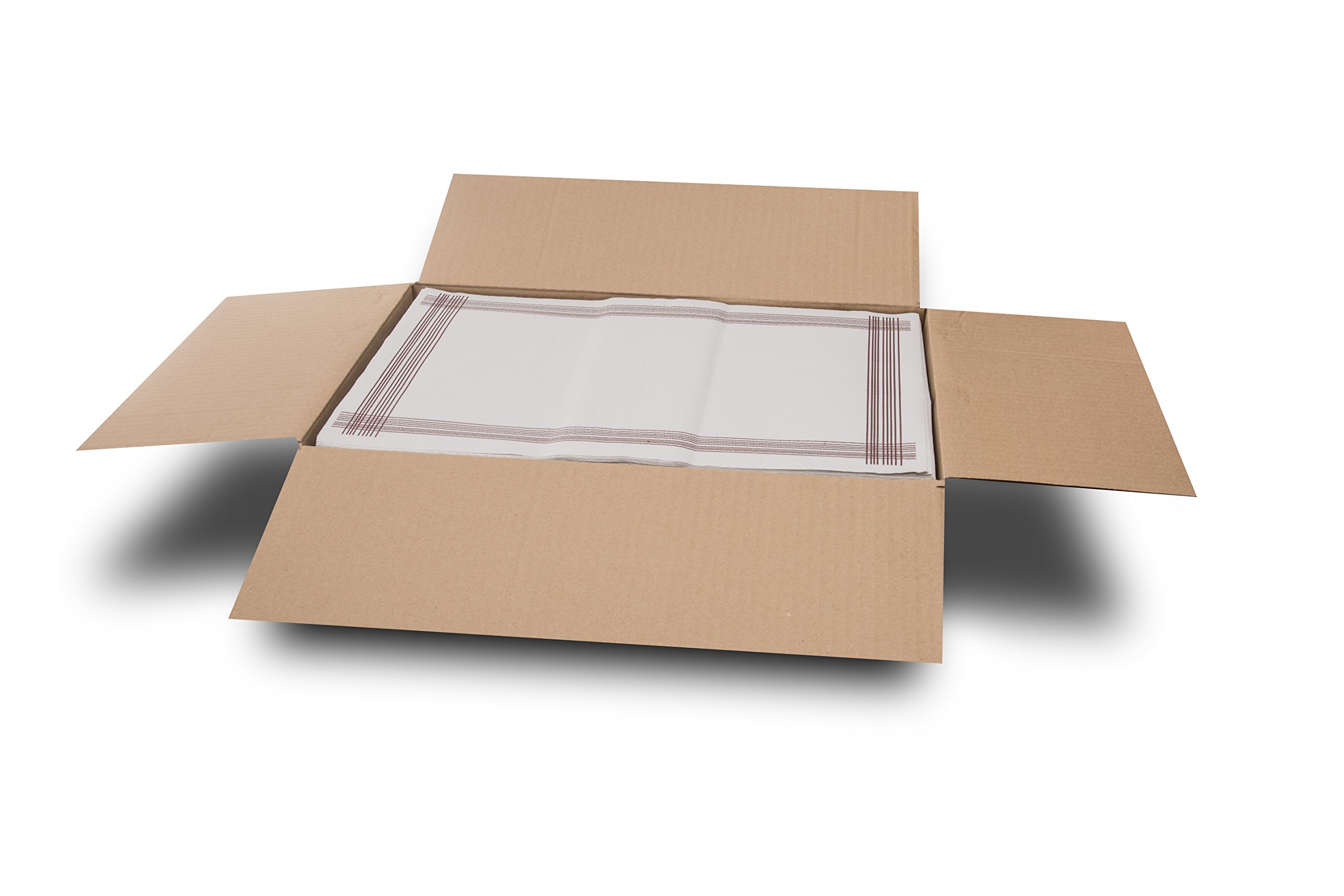 Saten MT30110046 Mantel Individual, 30 x 40 cm, gofrado, 44 gramos, Burdeos cenefa Burdeos