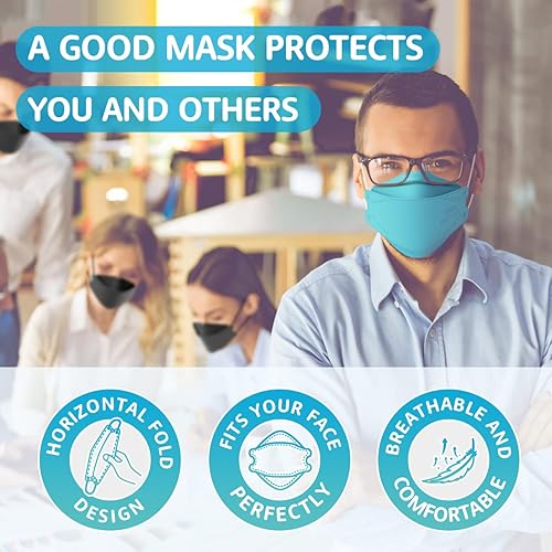 Miniatura 10 de LEVENIS KN95 Face Masks 100 Pack, Breathable Comfortable and Disposable KN95 Mask, White
