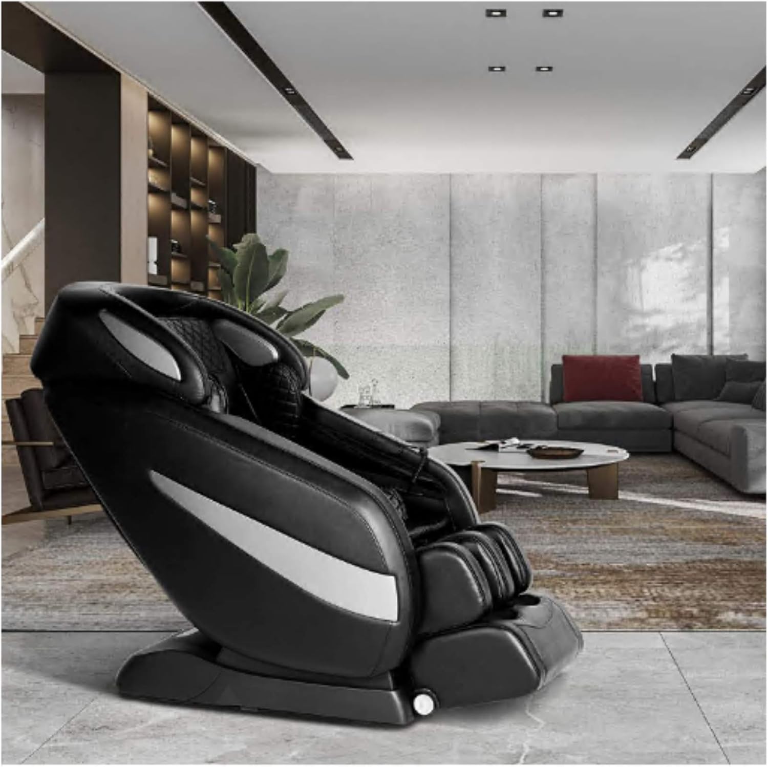 Massage Chair, Zero Gravity SL Track Massage Chair, Full Body Shiatsu Massage Chair Recliner with Space Saving, Auto Body Detection, Thai Stretching, Bluetooth Speaker, Heat, Foot Roller Ugears B-L1 : Beauty & Personal Care
