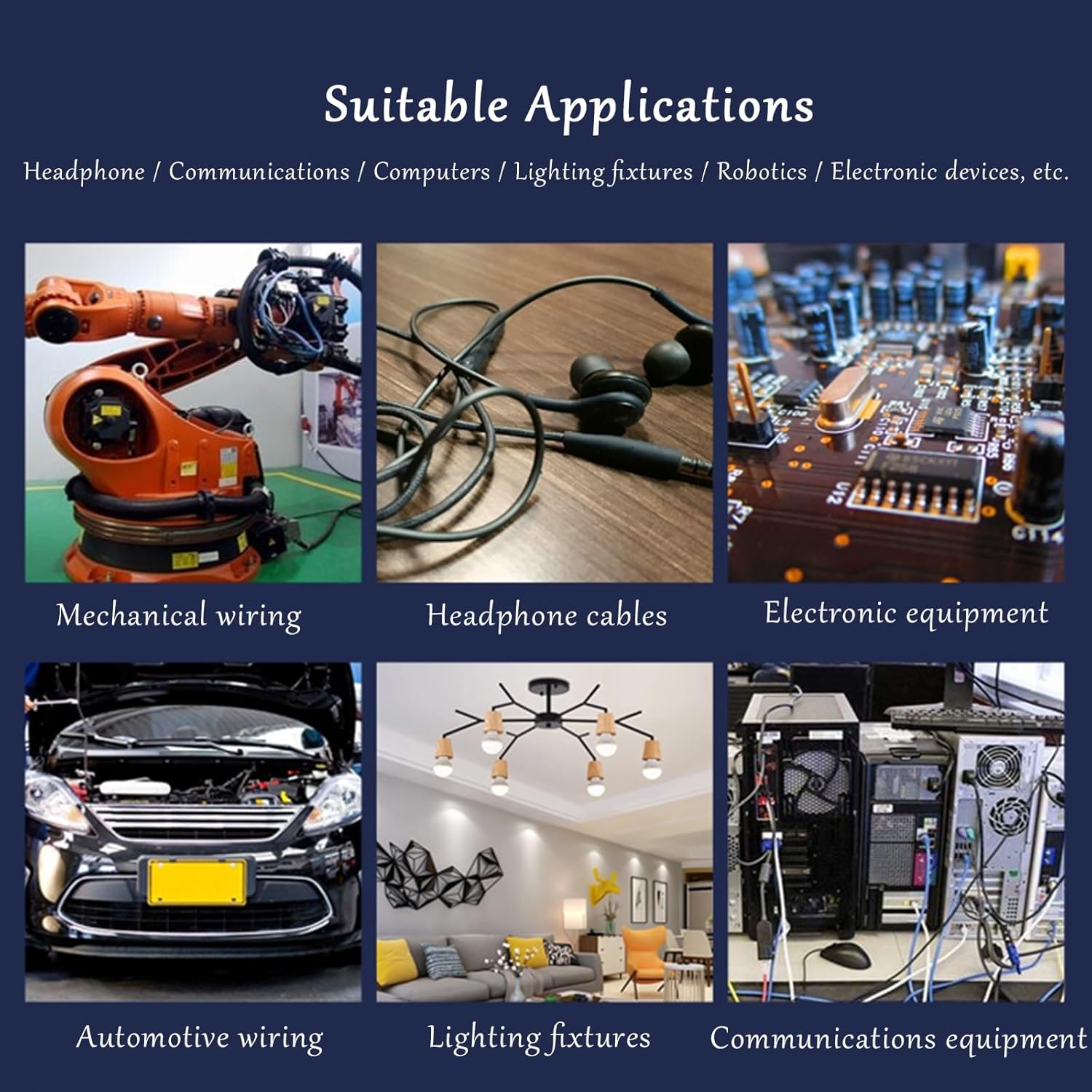 18/20/22 AWG FEP Silver-Plated High-Temp Wire 600V −60°C to 200°C, 26–8 AWG Flexible Teflon-Insulated Copper Cable 120FT for Sensors Automotive Industrial(10AWG)