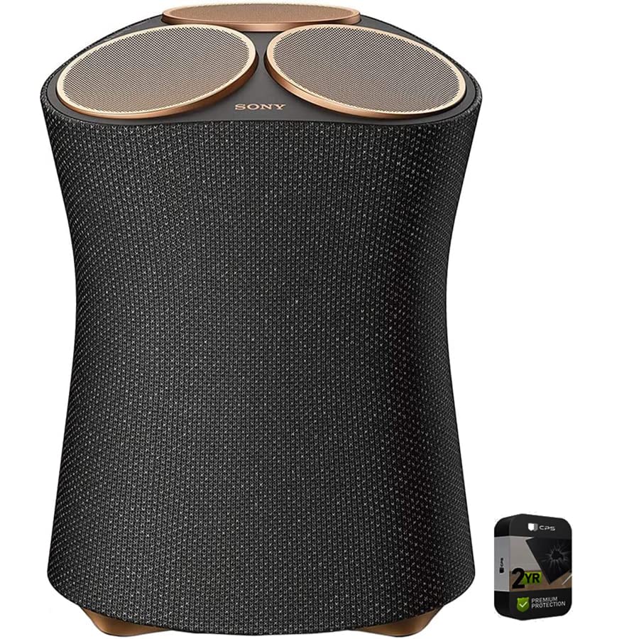 Sony SRSRA5000 360 Reality Audio Premium Wireless Bluetooth Speaker Renewed Bundle with 2 YR CPS Enhanced Protection Pack