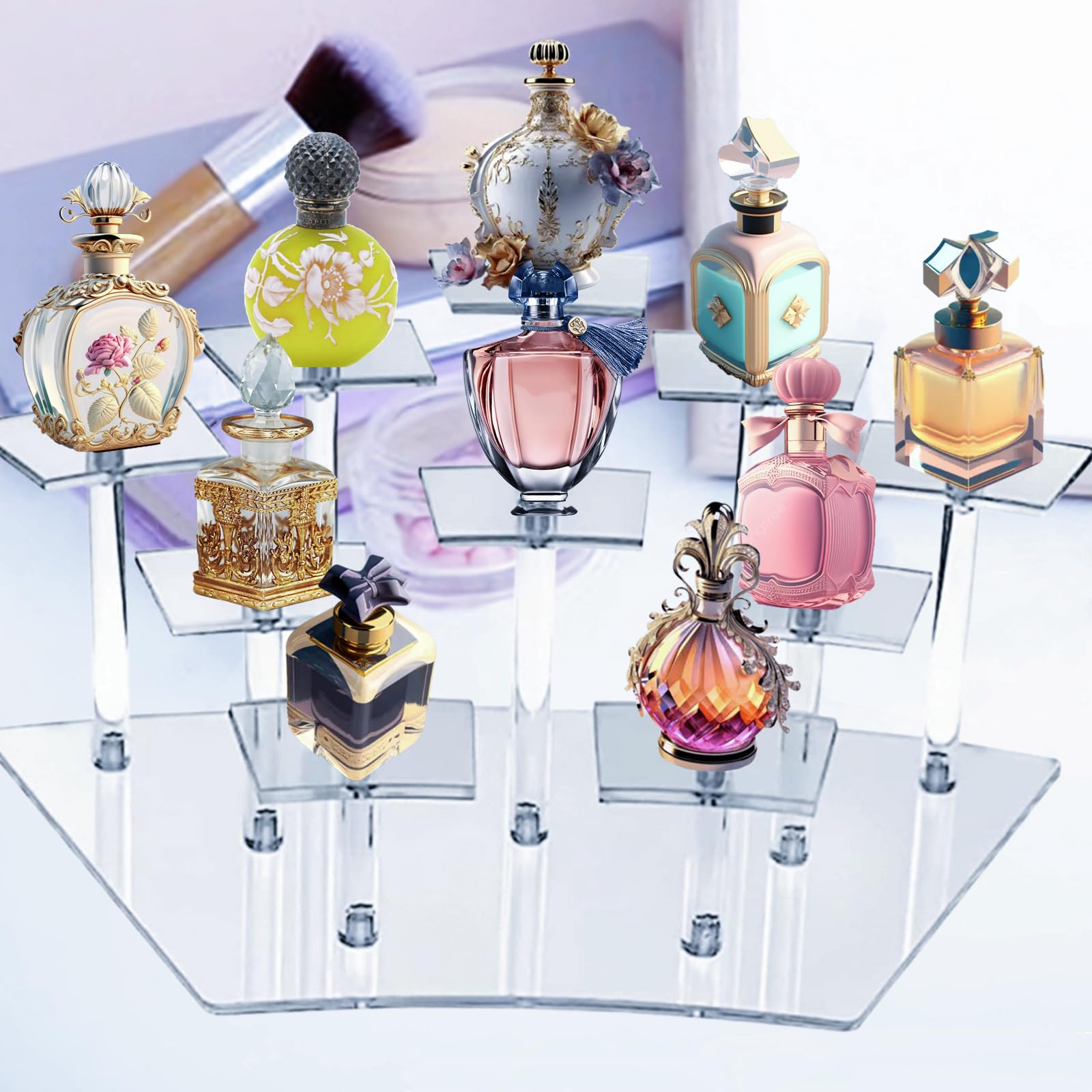 Acryl Parfüm Organizer 10-stufig - Display Ständer Für Figuren & Sammlerstücke