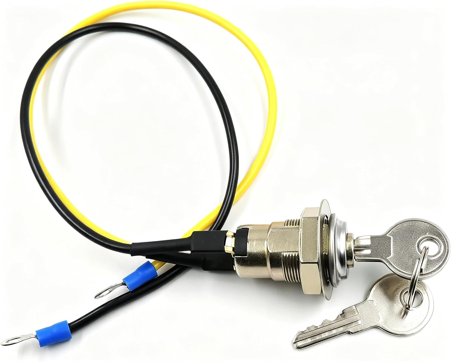 HiSport 1K7354B Ignition Switch 2 Keys 2 Line Compatible with Models :Ford New Ford Tractor 501 Series 600, 601 650 Series 701 Series 800, 801 Series 900, 901,2000 4-Cylinder pre-1964,4000 4-Cylinder