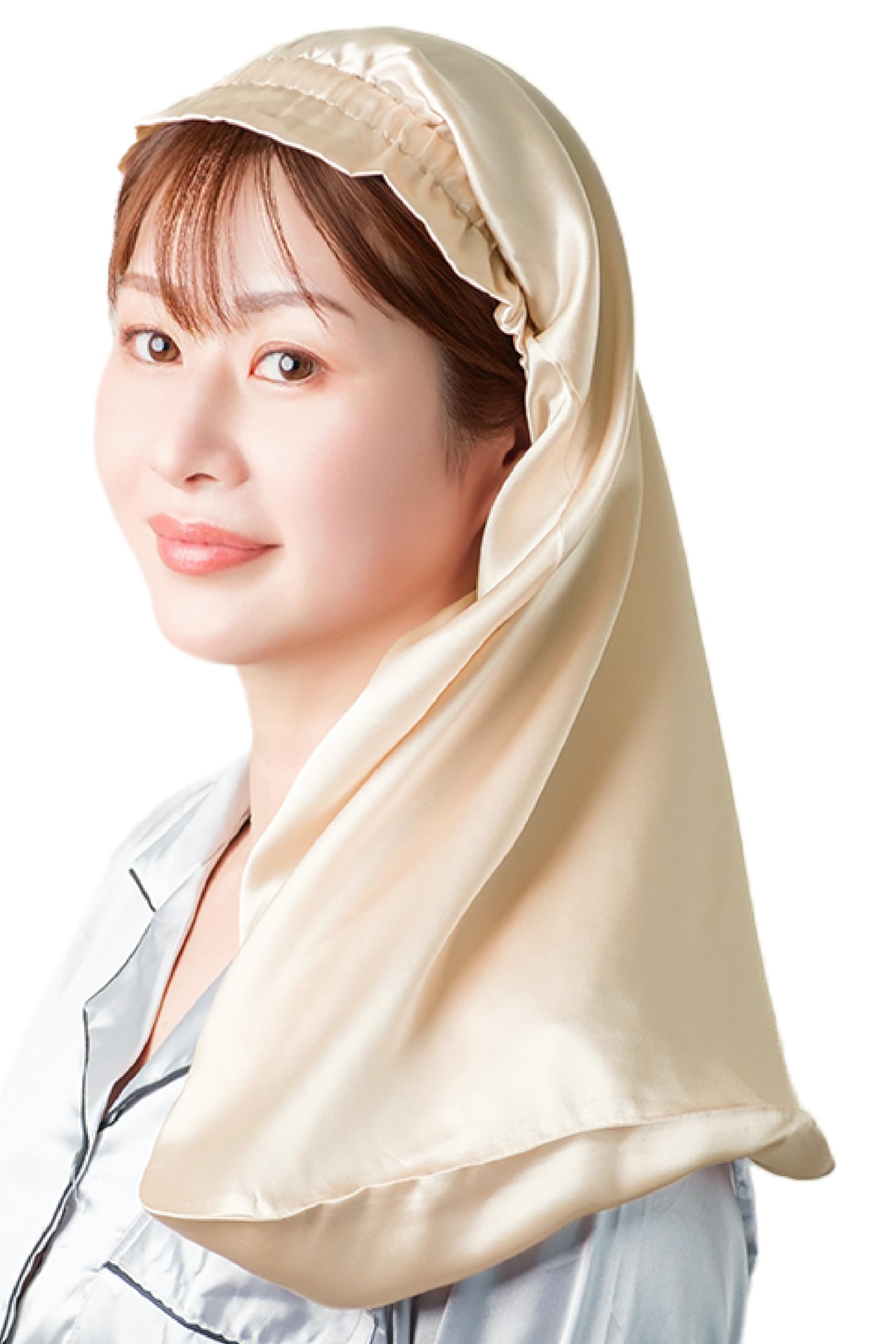 Amazon | [Beliora] 髪質改善のプロ監修 シルク ナイトキャップ シルク