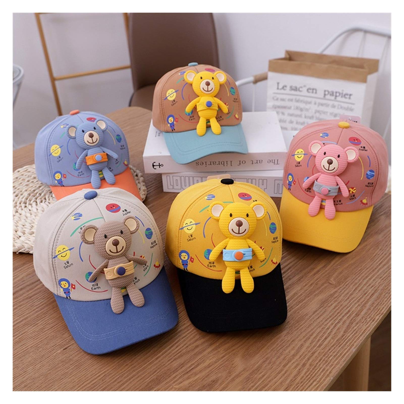 Lot De 2 Casquettes Baseball Enfants Ajustables - Protection Soleil, Sport Extérieur 4-8 Ans