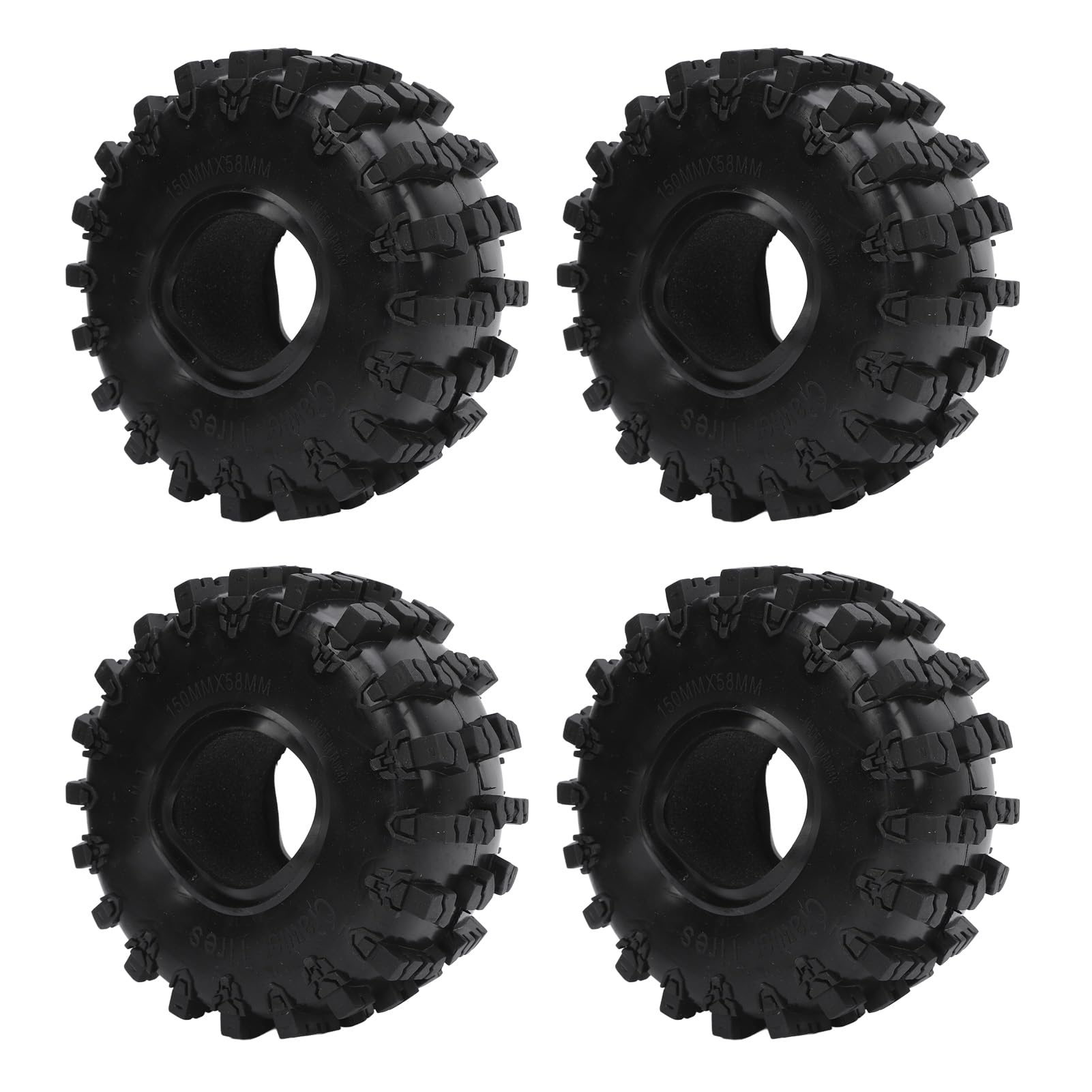 RiToEasysports 4PCS RC WŁÓWKI KŁATY Zestaw, Plastikowe Opony Błotne Opon RC Tire na Osiowym Samochodzie 1/10
