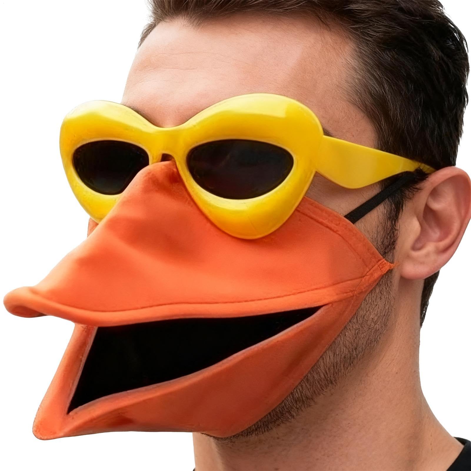 Beak Face Cover,Christmas Headgear Bird Beak - Novelty Talking Animal Face Cover,for Festival Carnival Masquerade Events Holiday Photoshoots Theater Stage Men Women