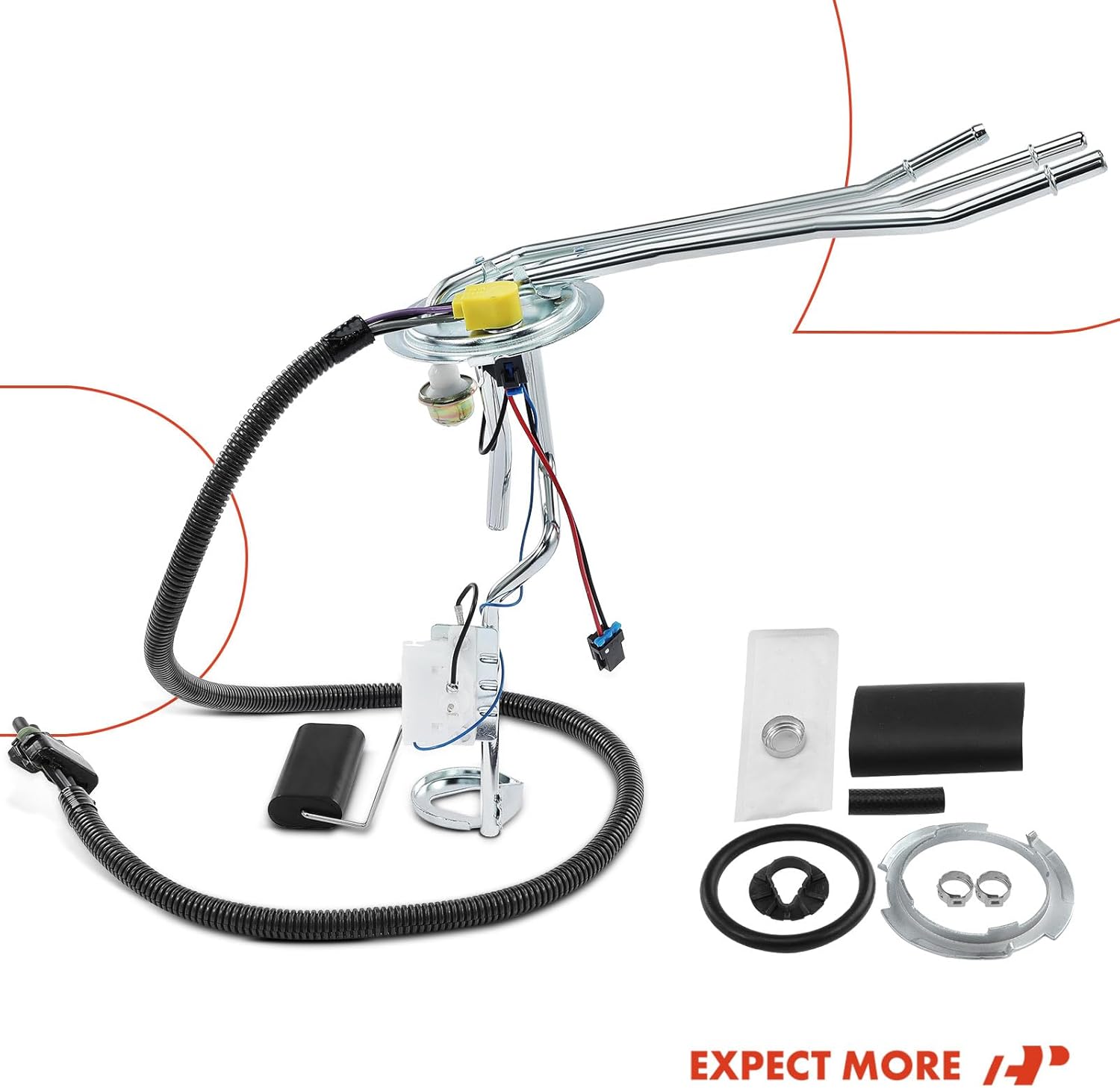 A-Premium Fuel Tank Sending Unit Compatible with Cadillac Brougham 1990 1991 1992, V8 5.7L, Replace# 25094981