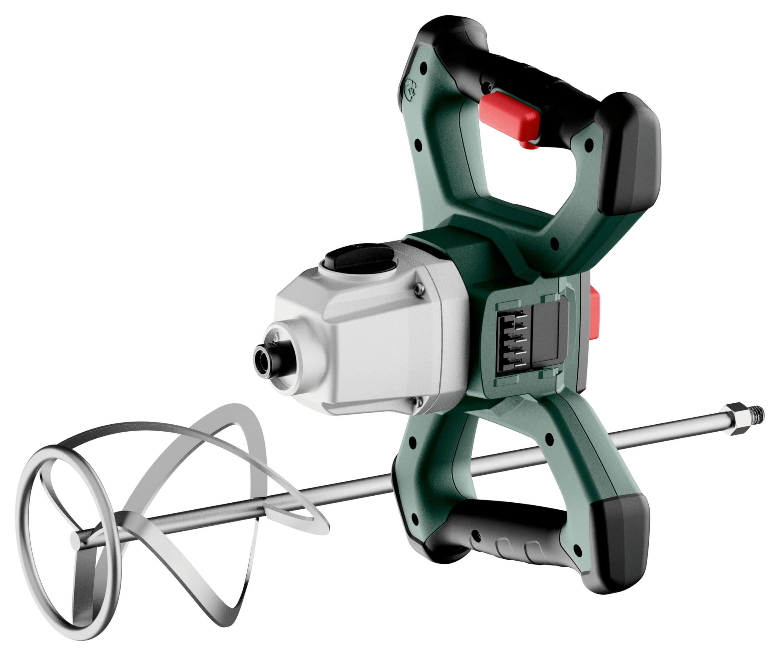 metabo RW 18 LTX BL 140-2 Mezclador de Mortero, Batidor 18V, Motor | Herramienta a batería para 50 L, rosca M14, SoftStart y SafetyStop. Incluye varilla RS-R3 140 mm sin batería ni cargador.