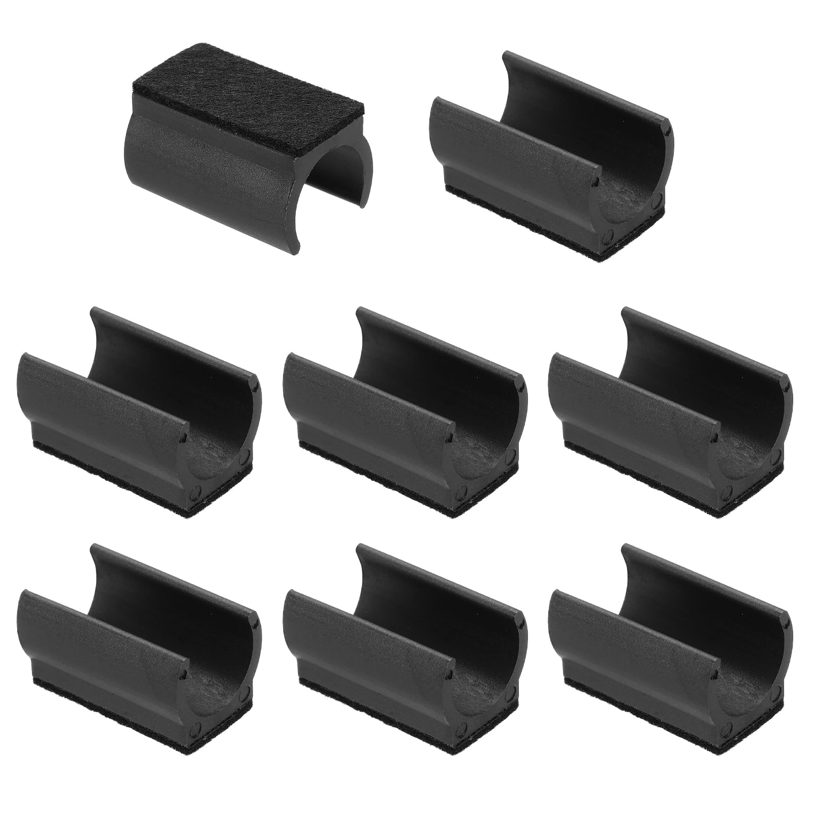 PATIKIL 8pcs Rectangle Chair Leg Cover with Felt Pad