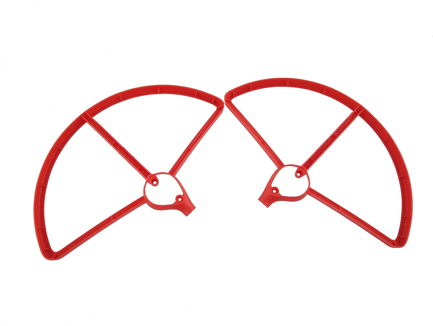 sea jump 4Pcs H501S-24 H501A H501C H501M H501S W H501S pro Protective Cover Frame RC Drone Quadcopter Parts for Hubsan H501S RC Helicopter Spare Parts, Red