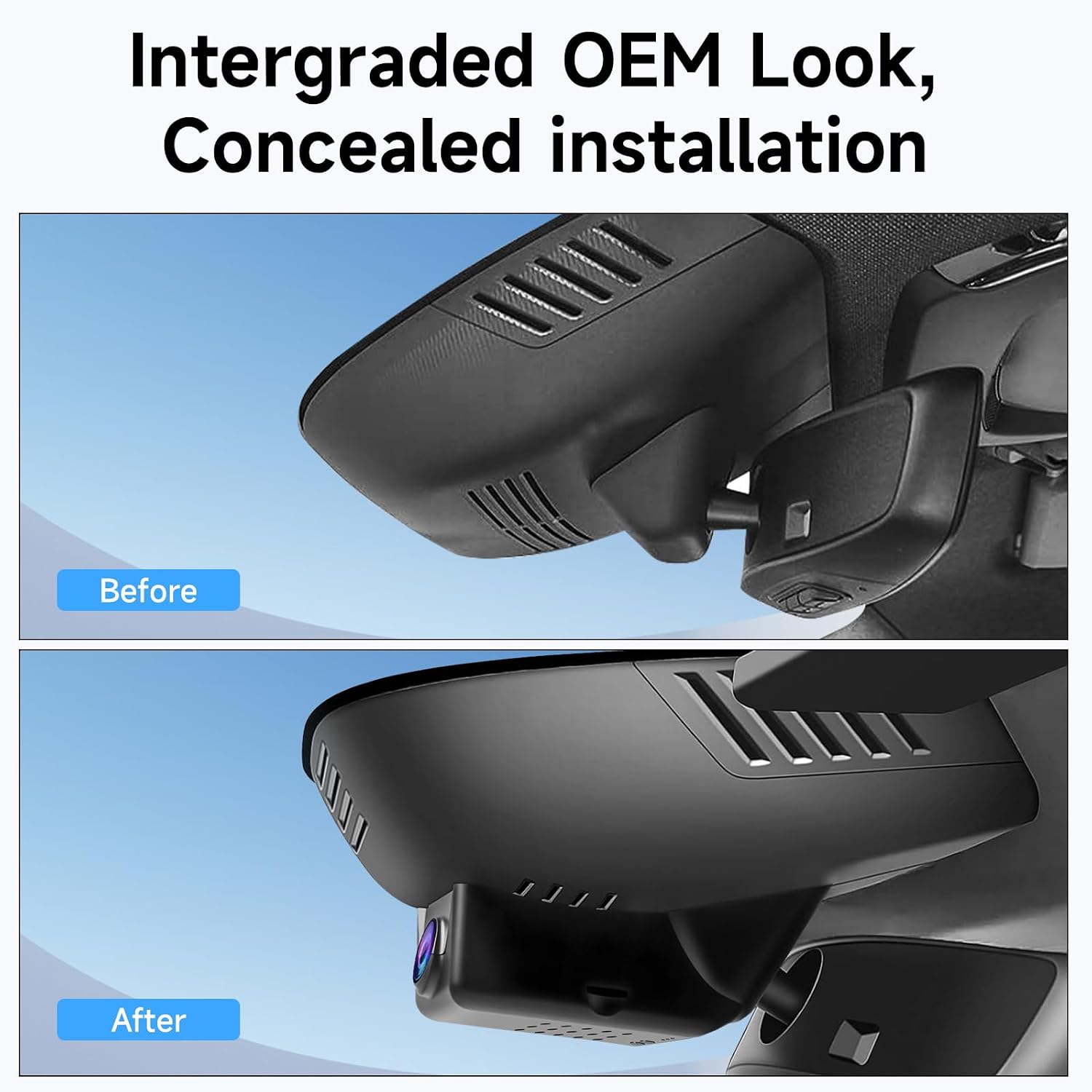 4K+1080P Dash Cam Front and Rear for Volvo Polestar 2 2021-2026, OEM Look 3 71WfBKqu2mL. AC SL1500