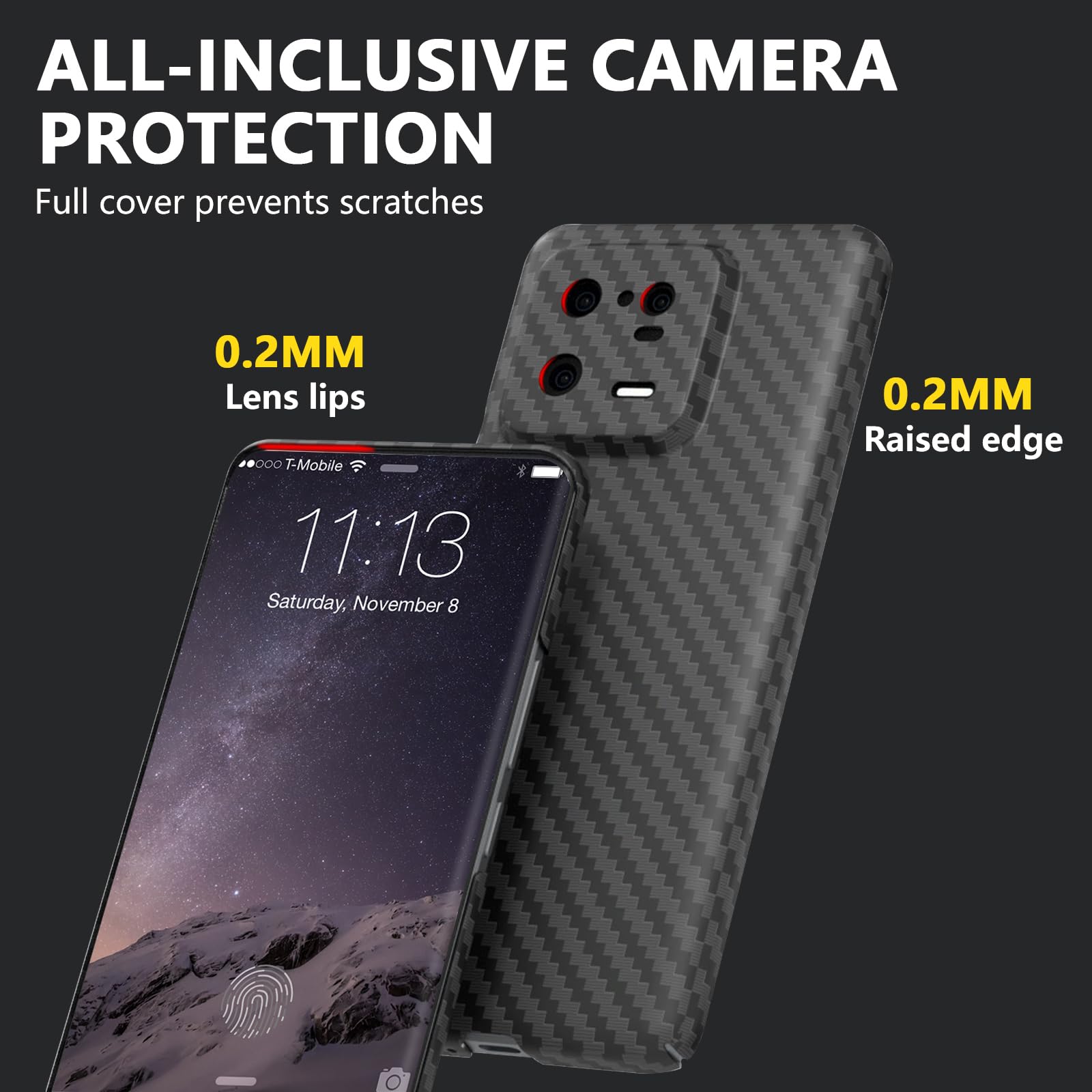 Ultradünne Handyhülle Für Xiaomi 13T / 13T Pro – Matt, Kratzfest & Stoßsicher