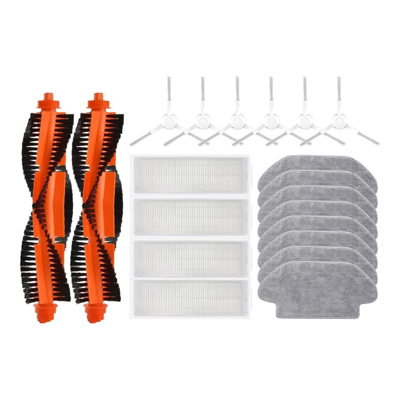 Fregona con filtro de cepillo lateral principal, Compatible con Xiaomi,