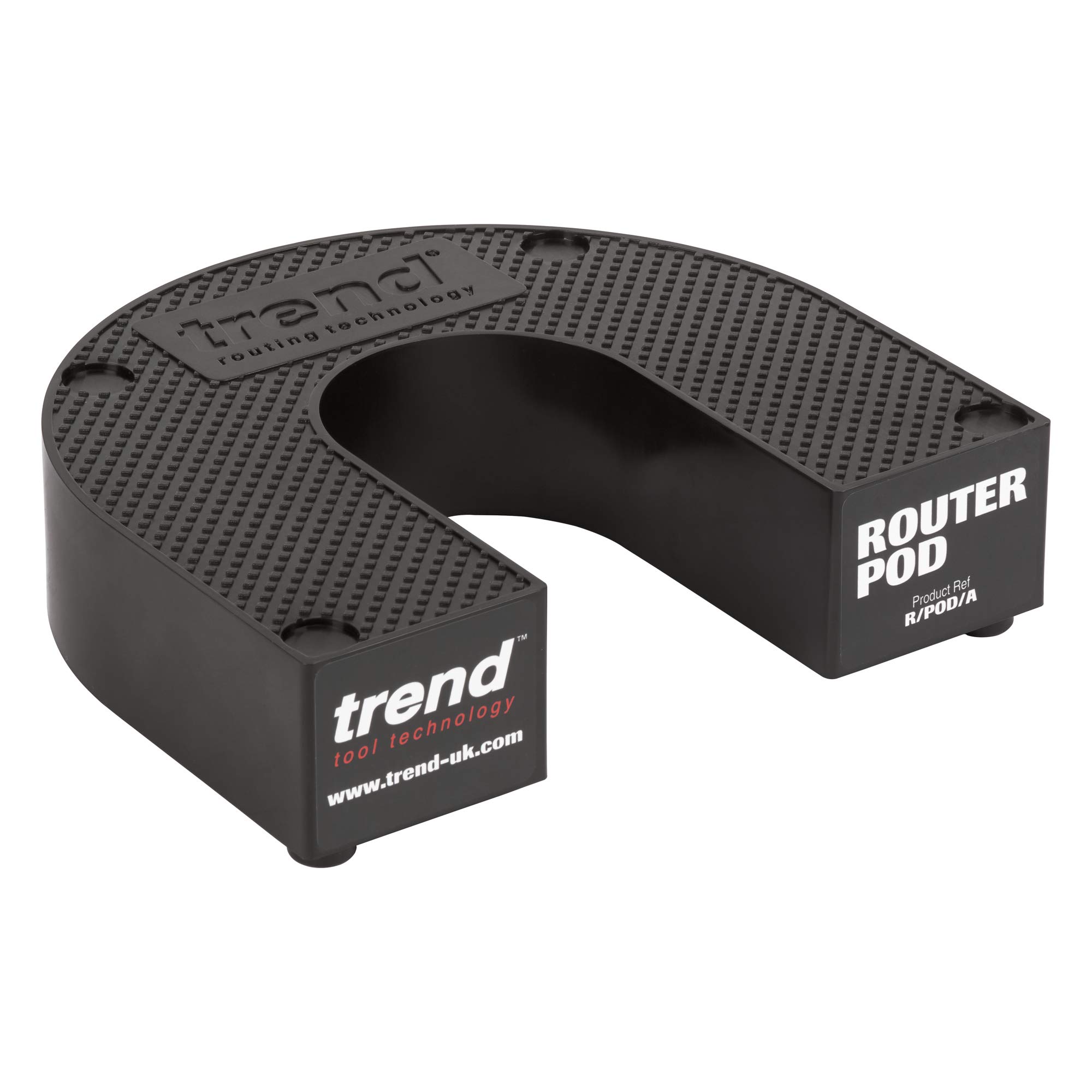 Trend U-Shaped Router Pod Stand for Workbench Safety and Storage, R/POD/A
