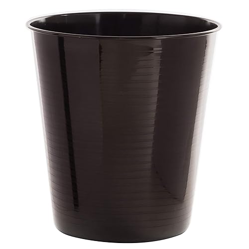 BINO Cesta de basura de metal para el hogar, oficina, baño, dormitorio, cocina y más  Papelera para dormitorio  Papelera de escritorio  Artículos